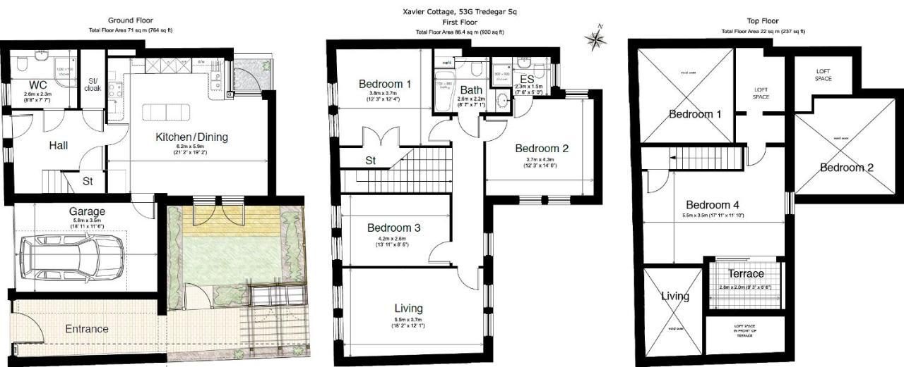 Apartment 3 Benbow Mews