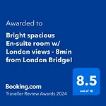 Bright Spacious En-Suite Room W/ London Views - 8Min From London Bridge!