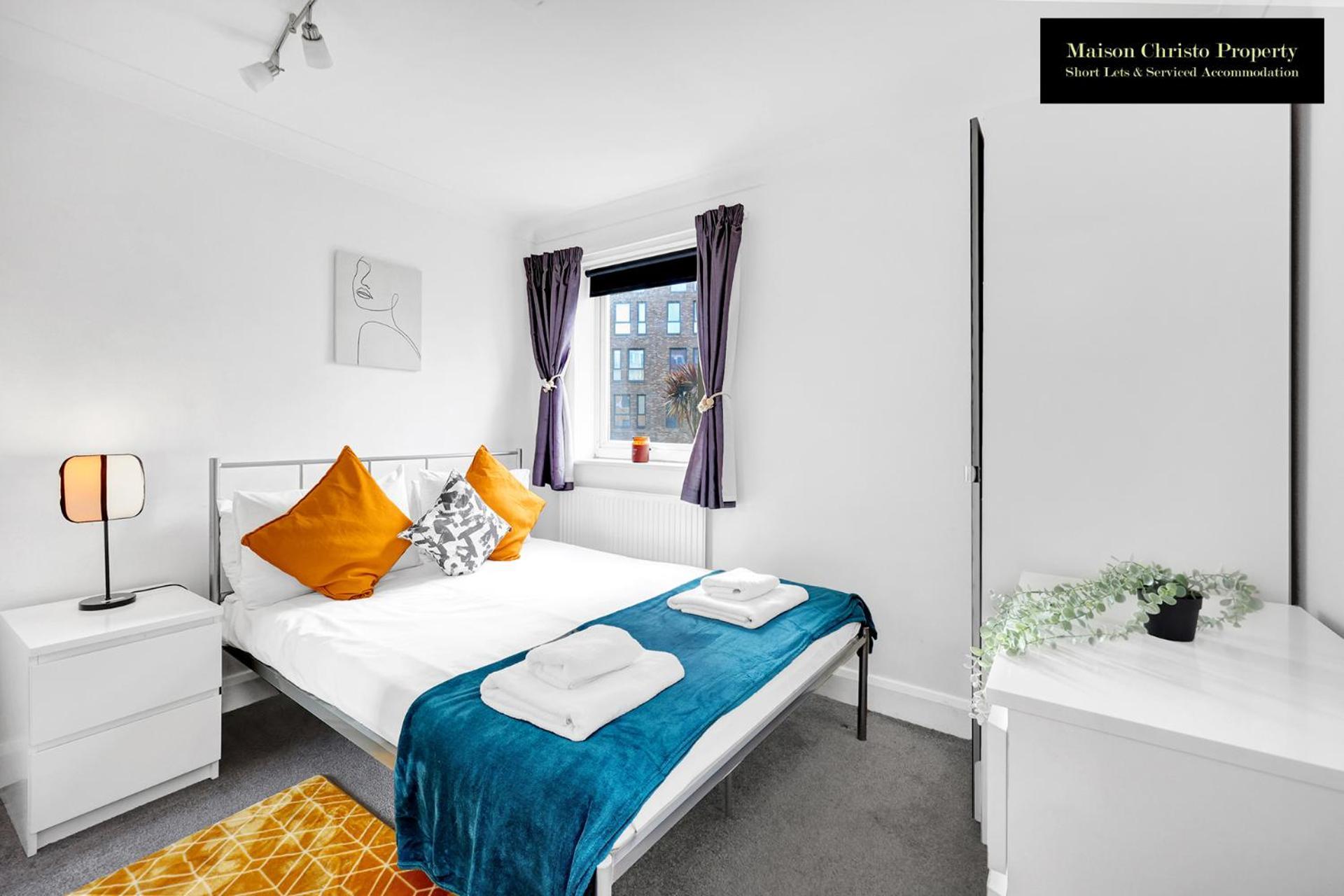 Apartment Caraway Heights 2bedroom Sleeps 6 In Canary Wharf, Free Parking, Near Excel, O2 & Airport By Maison Christo Short Lets & Serviced