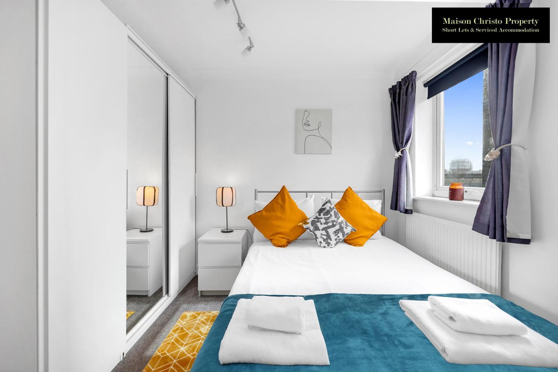 Apartment Caraway Heights 2bedroom Sleeps 6 In Canary Wharf, Free Parking, Near Excel, O2 & Airport By Maison Christo Short Lets & Serviced *