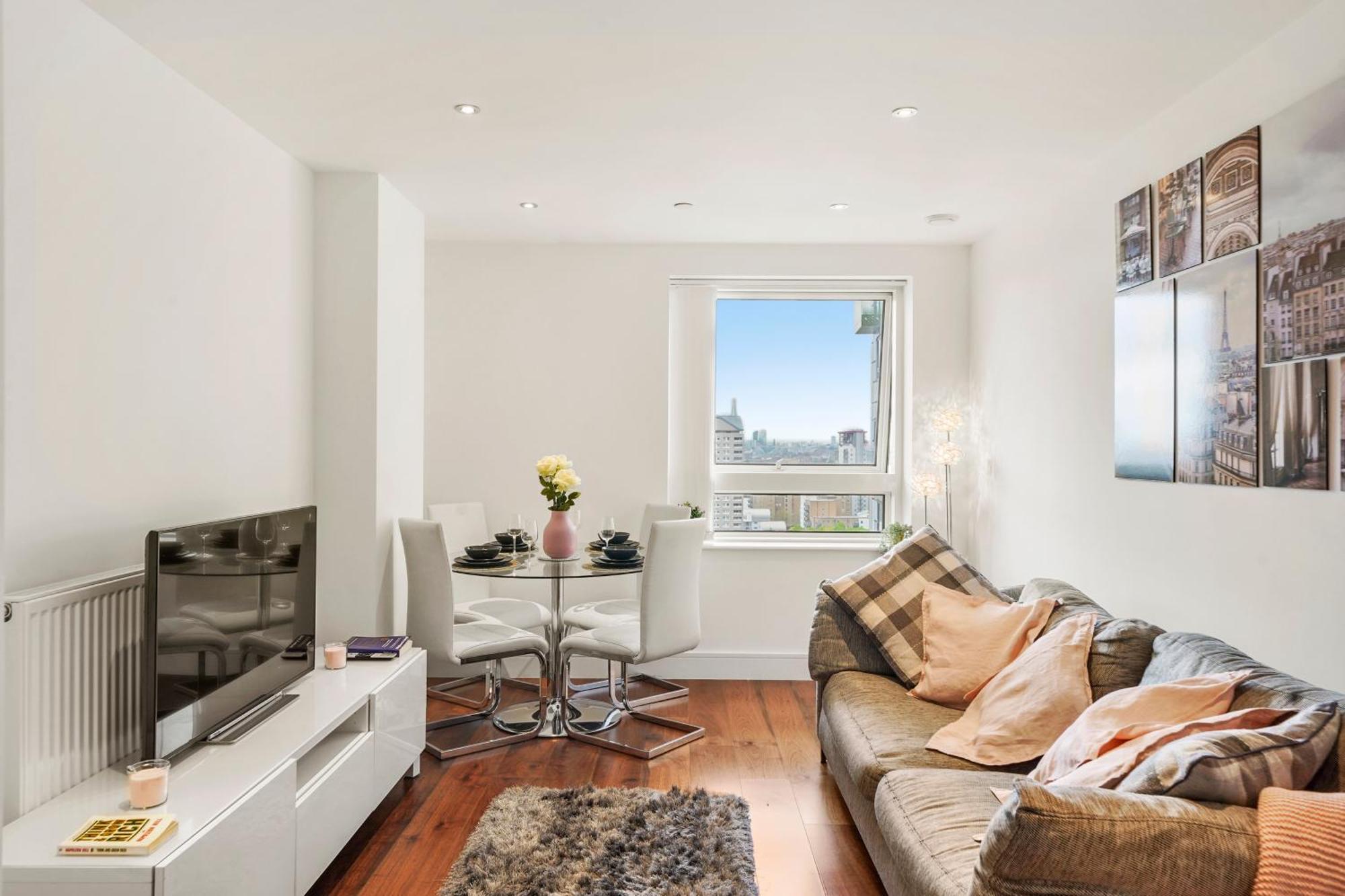 Appartement Entire 1 Bedroom Short Term & Flexible Renting Canary Wharf With Free Wifi