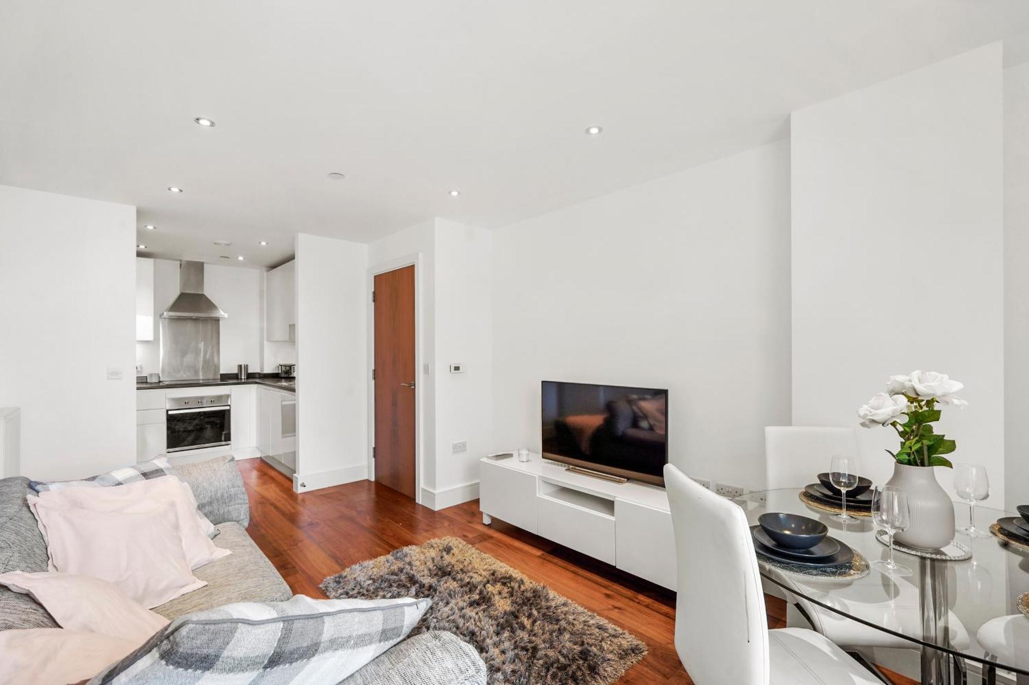 Appartement Entire 1 Bedroom Short Term & Flexible Renting Canary Wharf With Free Wifi