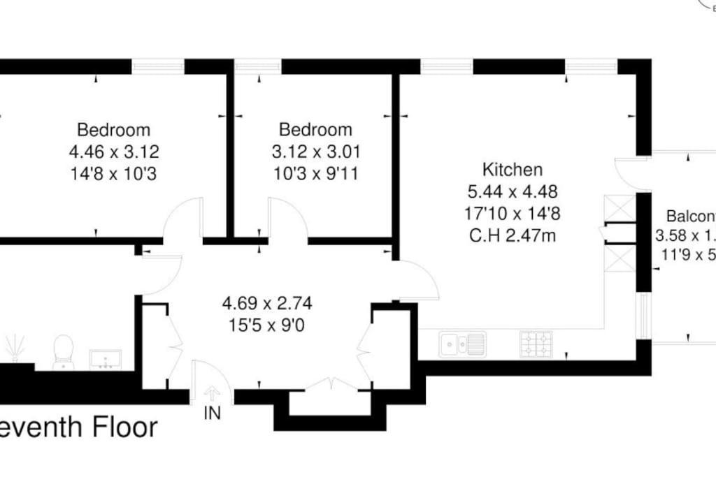Amazing 2 Bedroom Flat In E20 * Londres