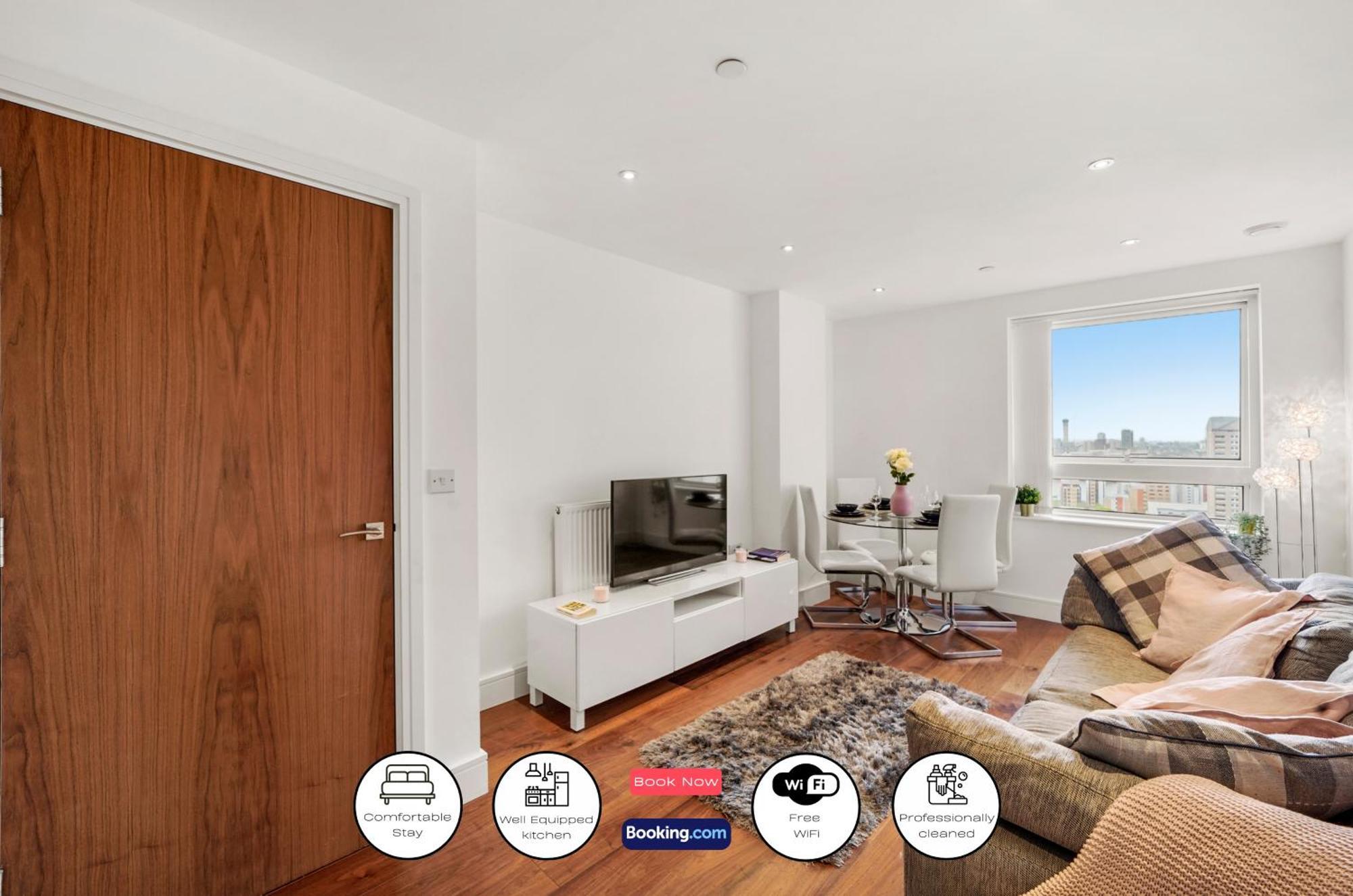 Entire 1 Bedroom Short Term & Flexible Renting Canary Wharf With Free Wifi Appartement *