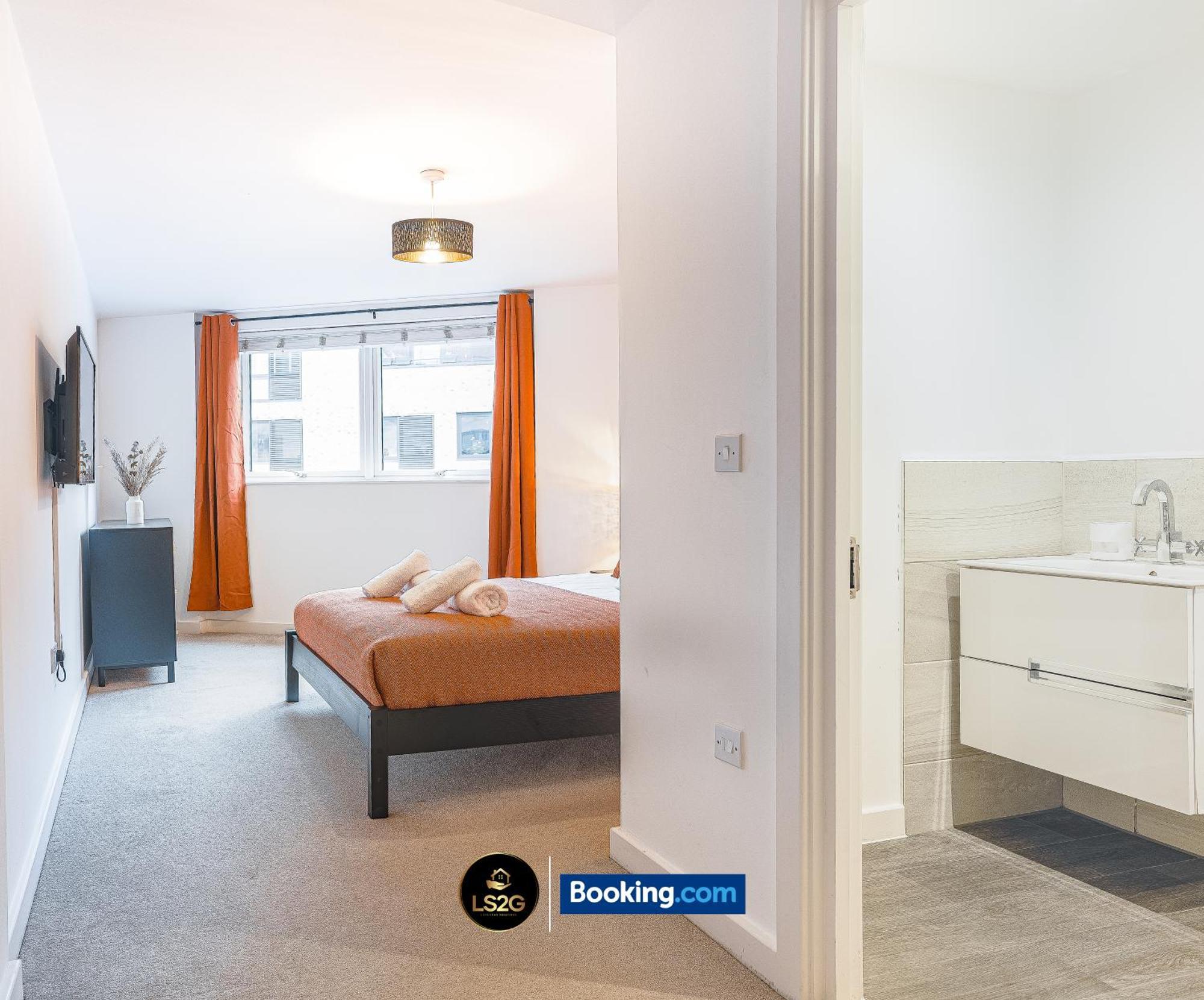 2 Bedroom Flat By Ls2g Short Lets & Serviced Greater With Free Parking Londen