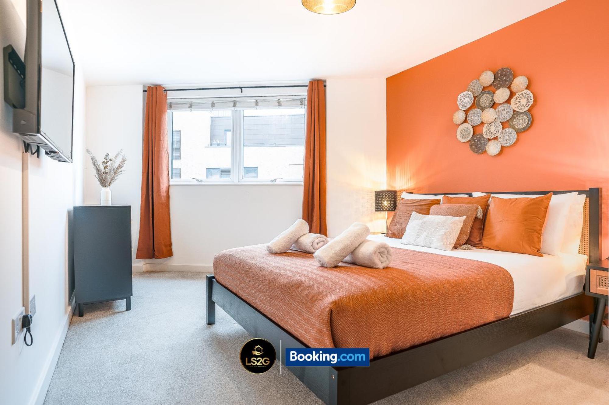 2 Bedroom Flat By Ls2g Short Lets & Serviced Greater With Free Parking * Londen
