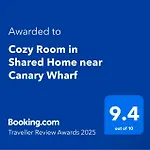 Cozy Room In Shared Home Near Canary Wharf