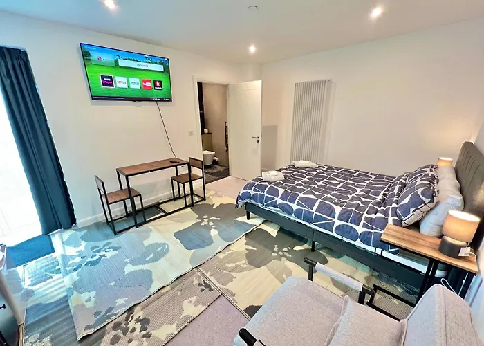 Lux King Studio Penthouse W Private Entrance