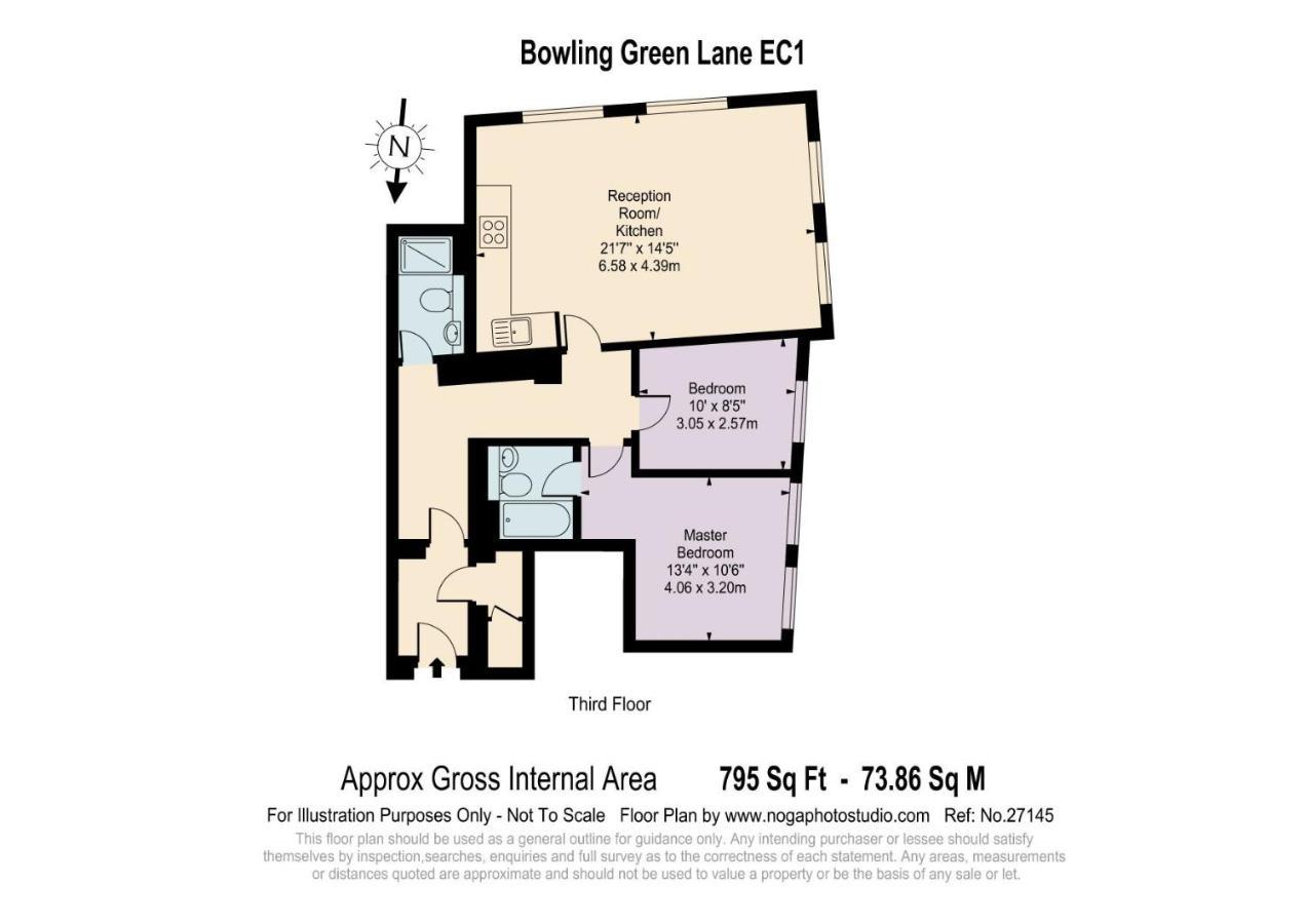 Сasa de vacaciones Mulberry Flat 6 - Two Bedroom 3rd Floor By Living Londres