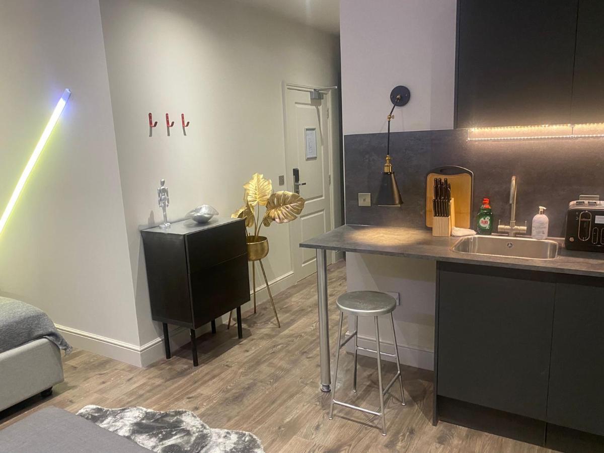 Appartement New Luxury Cyberpunk 1bed Studio Serviced Notting Hill Free Wifi & Netflix Location Perfect For Solo & Coupled Guests Londen
