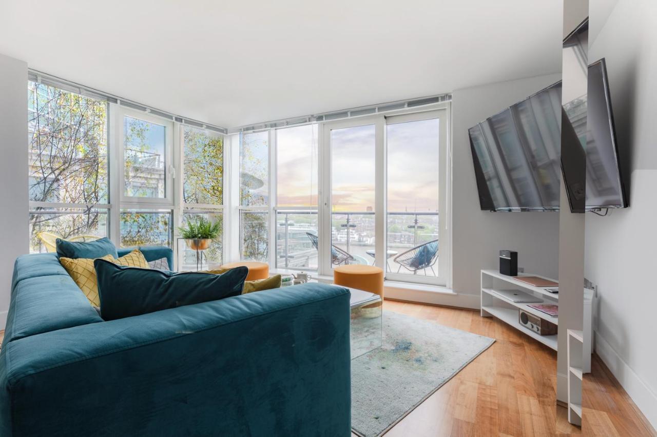 Thames View In Town! Large Luxxe Nomad Design Family Appartement Londen