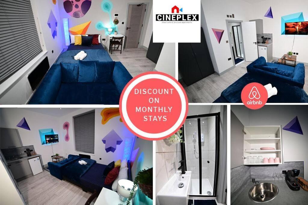 Cheerful 1bed Studio Flat With Netflix And Wi-fi By Cineplex Short Lets & Serviced * Londen
