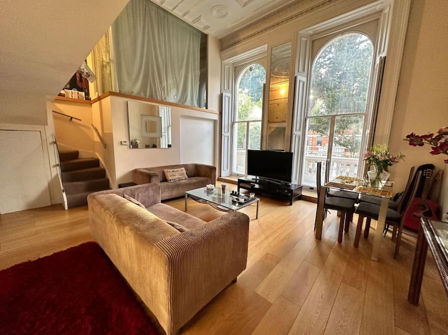 Grade Ii Listed Balconied 3-bed Mezzanine Kensington Flat Apartment *