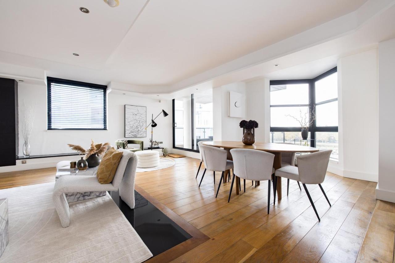 Apartment The River Thames View - Stunning 2bdr Flat With Study + Balcony *