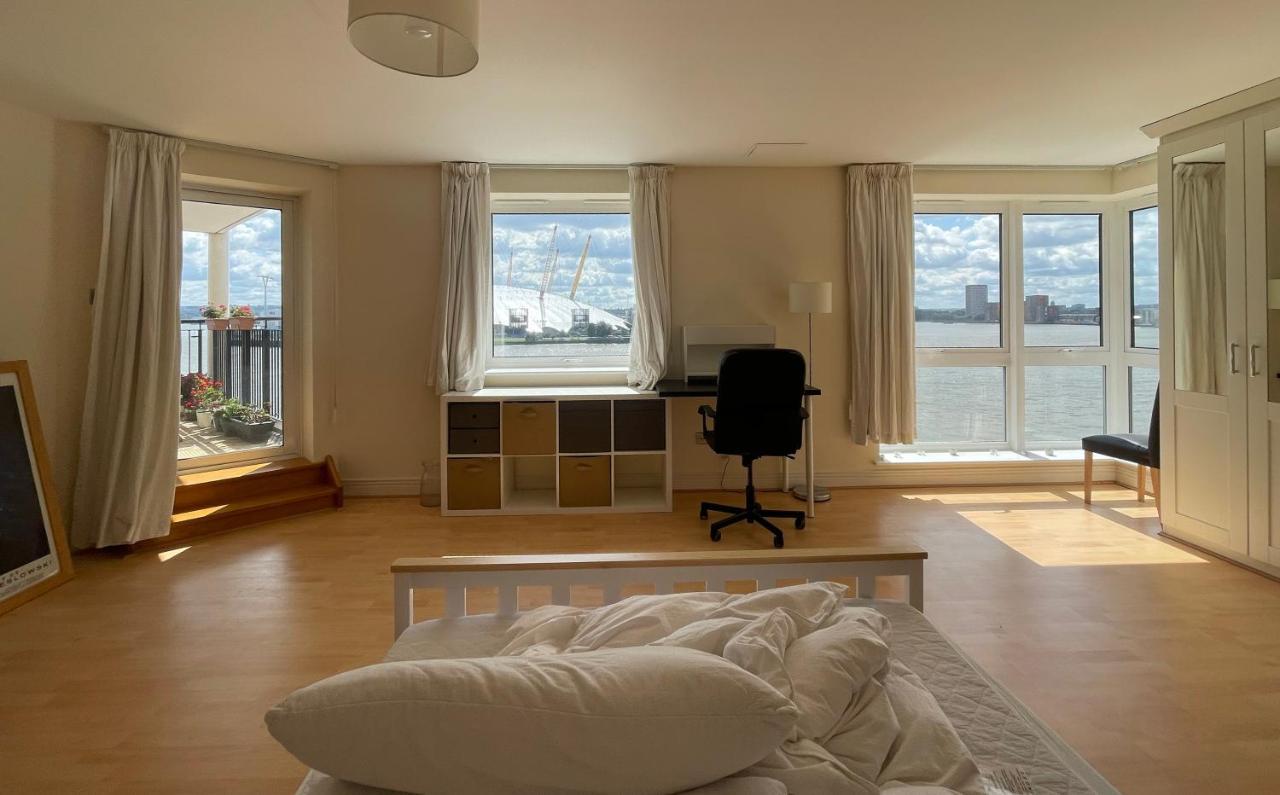 Very Large Ensuite With Wonderful View Over The River Thames In A Peaceful & Calm Residential Building - Shared Flat With 1 Host Privatunterkunft *