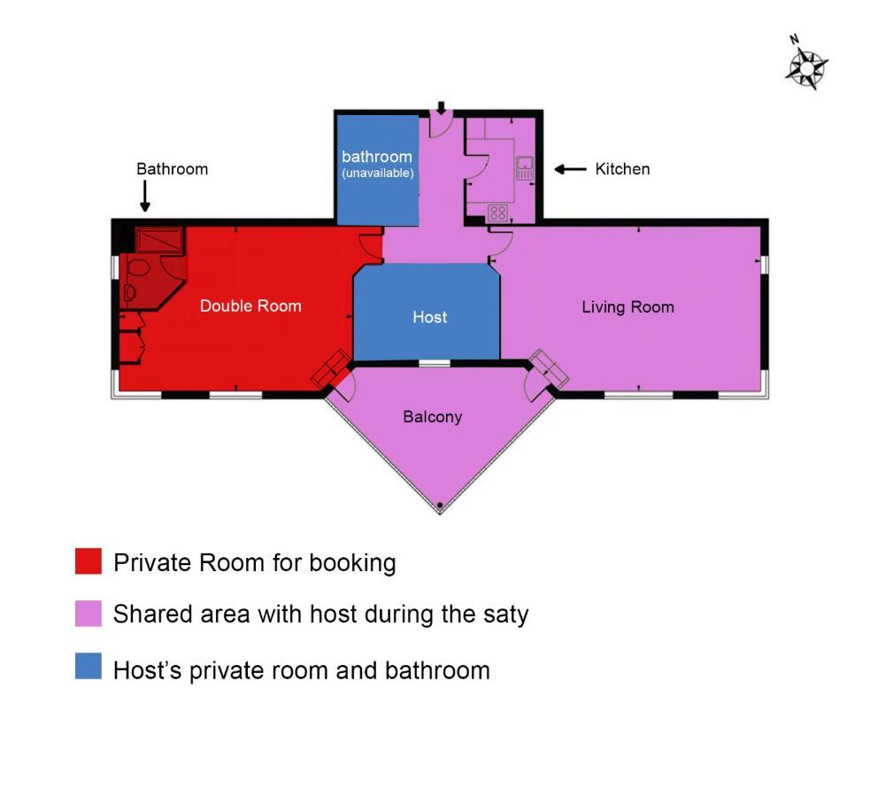 Privatunterkunft Very Large Ensuite With Wonderful View Over The River Thames In A Peaceful & Calm Residential Building - Shared Flat With 1 Host