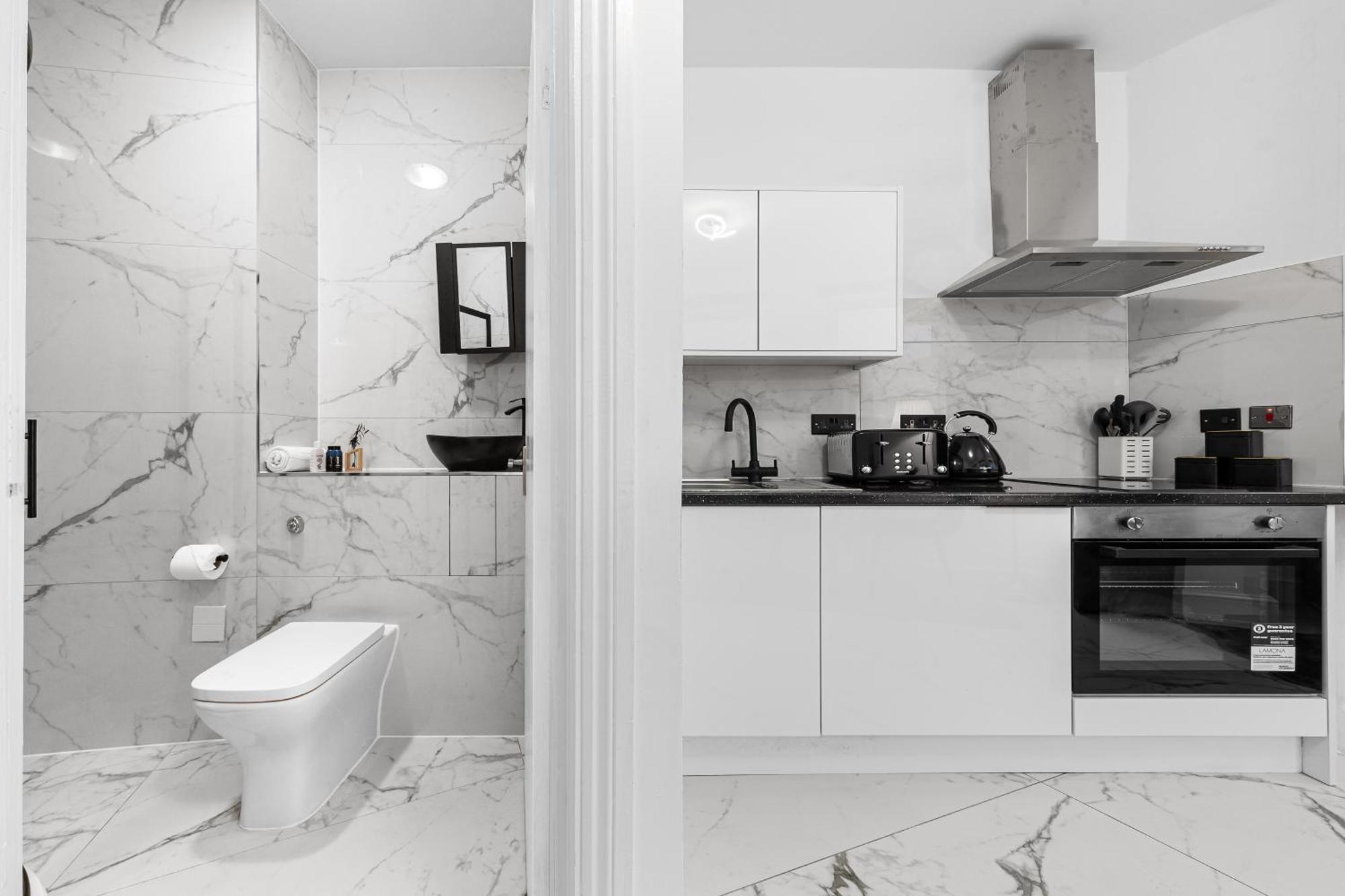 Serviced Modern Flat - Sleeps 2 - Good Links To King Cross, Euston, Finchley Road Station - Nw3 Appartement *