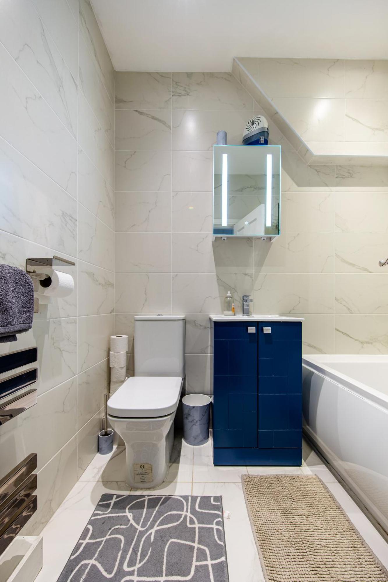 Apartment Cosy 1 Bed With Free Parking Close To Underground Station Zone 2 For Quick Access To Up To 5 Guests *