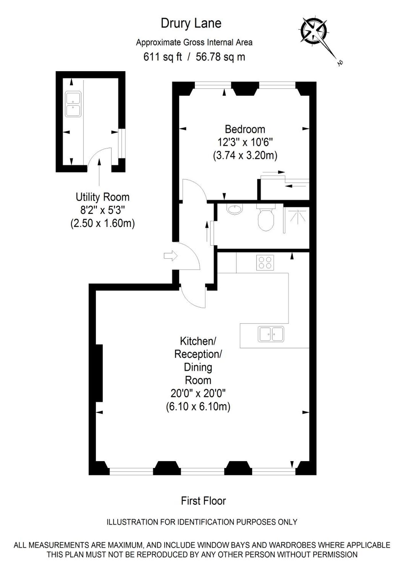 Urban Chic - Drury Apartment London