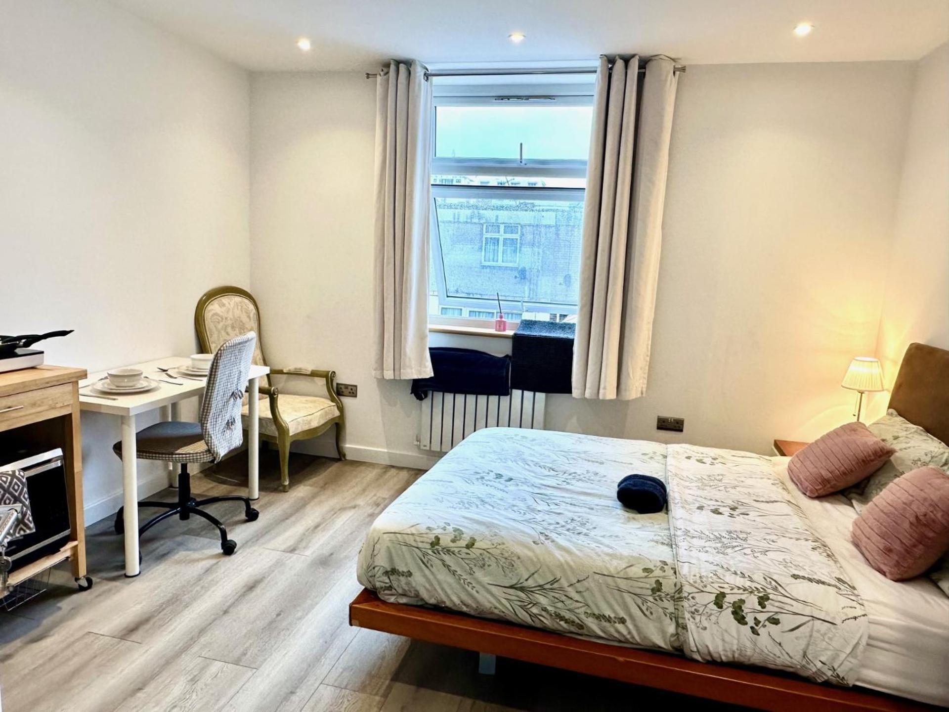 Spacious En-suite Private Bath And Kitchen Studio Flat Canary Wharf No 3 Apartment