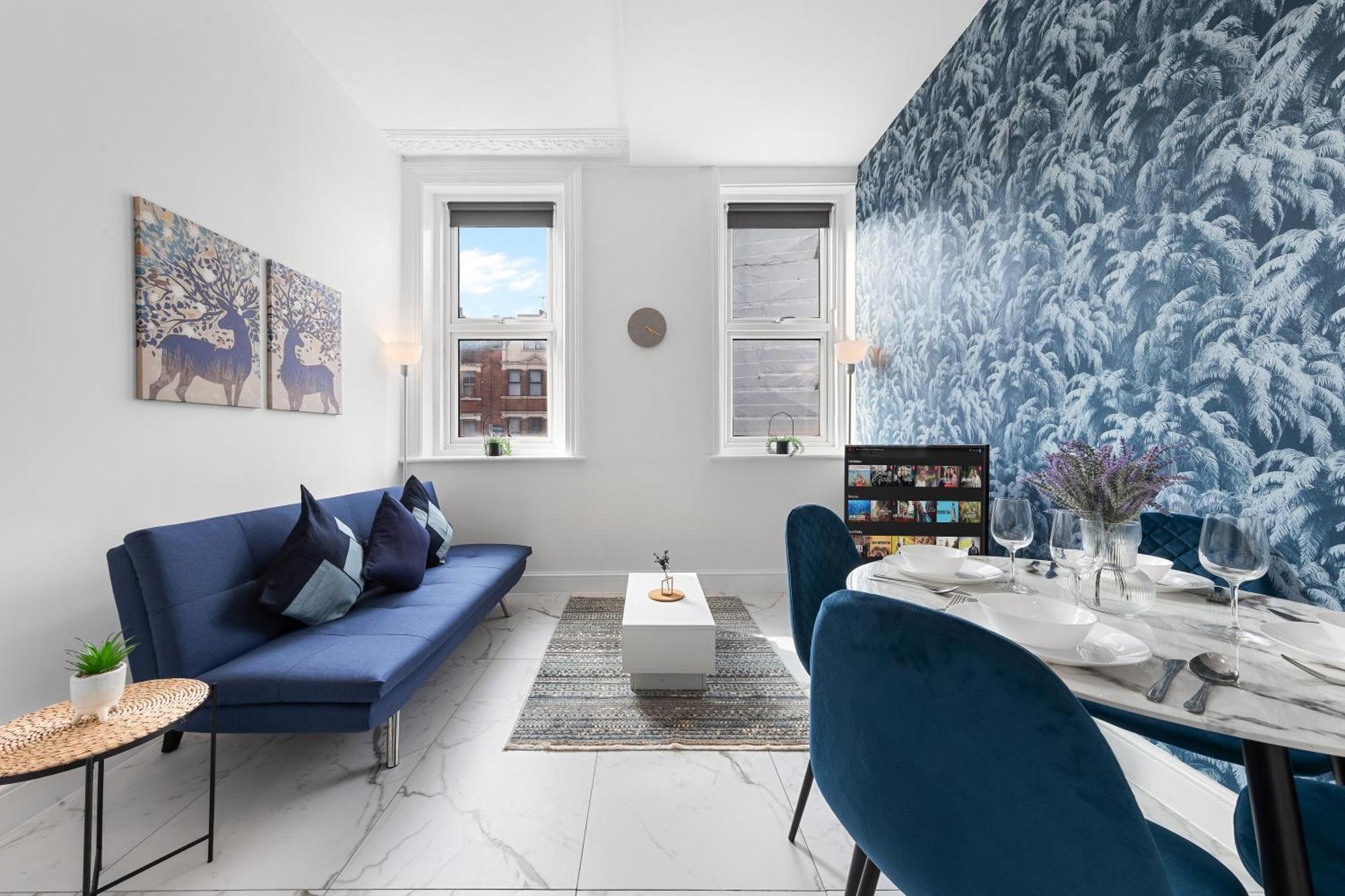Apartment Modern 2 Bedroom Flat - Near Primrose Hill, Camden Market, Regent's Park - Good Links To Kings Cross, Euston, Finchley Road Station - Nw3 *