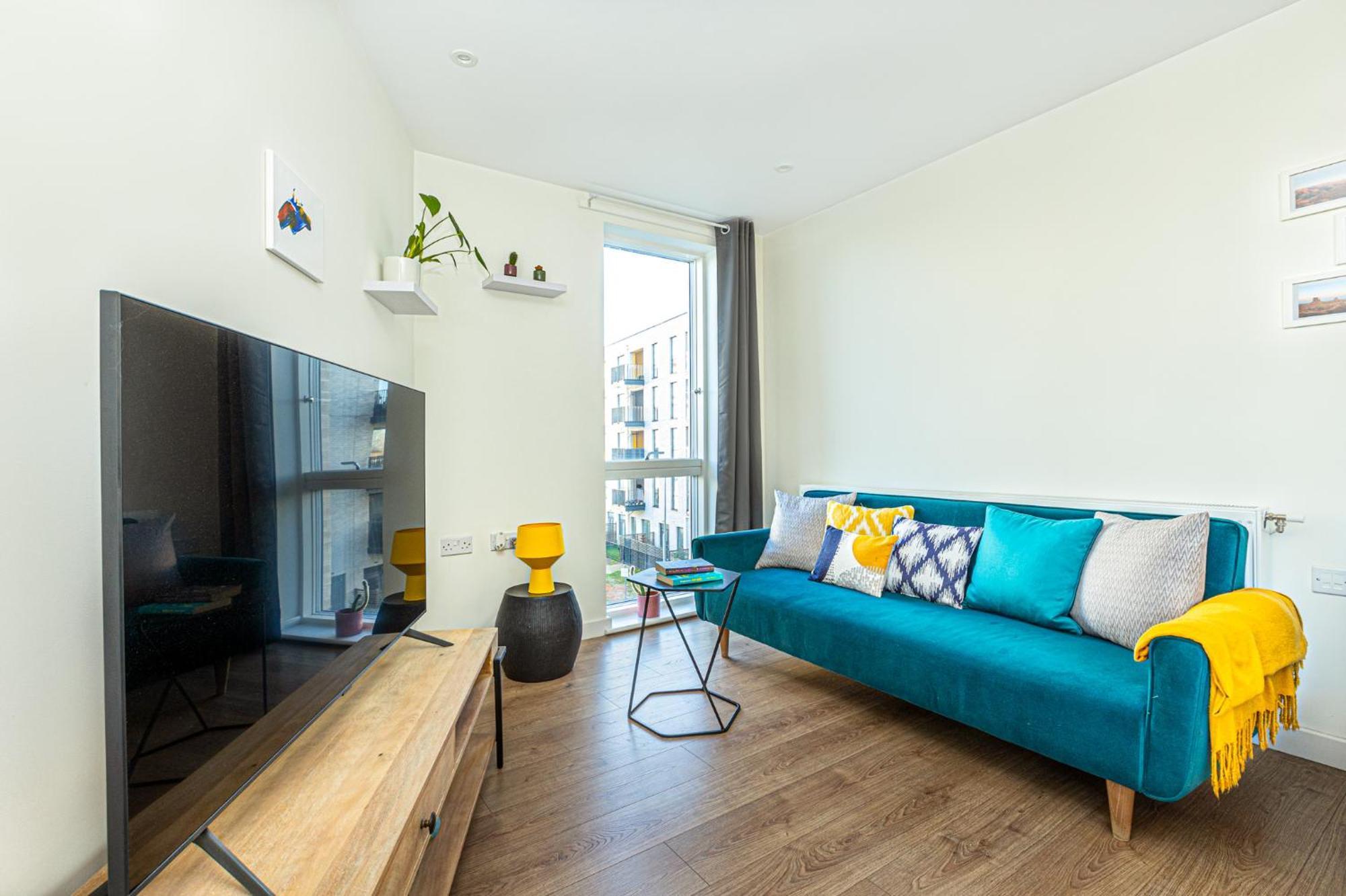 Apartment Modern New 2br Flat Wbalcony In Peaceful Brixton