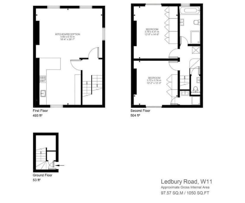 Spectacular Flat Located In Prime Notting Hill Apartamento