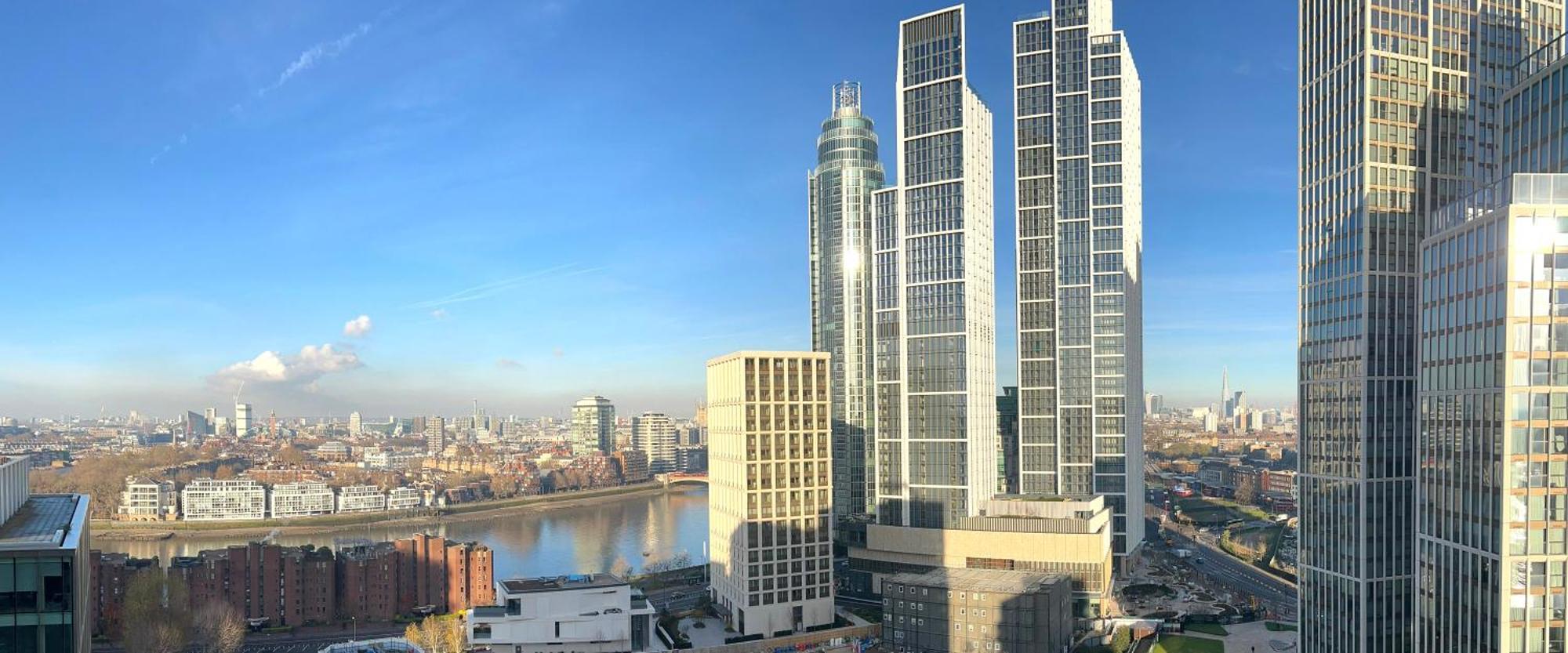 Apartahotel New 2 Bedroom Flat Riverview Balcony Londres
