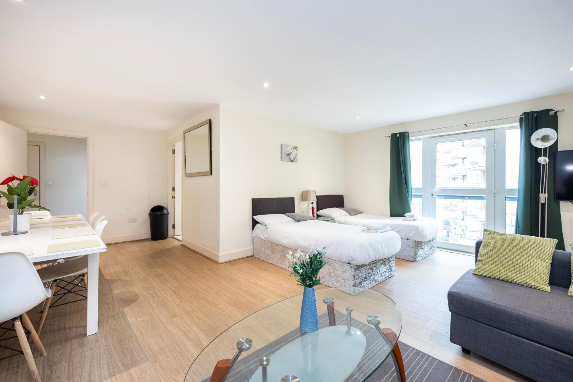 Heads On Bed - Docklands Canary Wharf Excel Appartement Londen