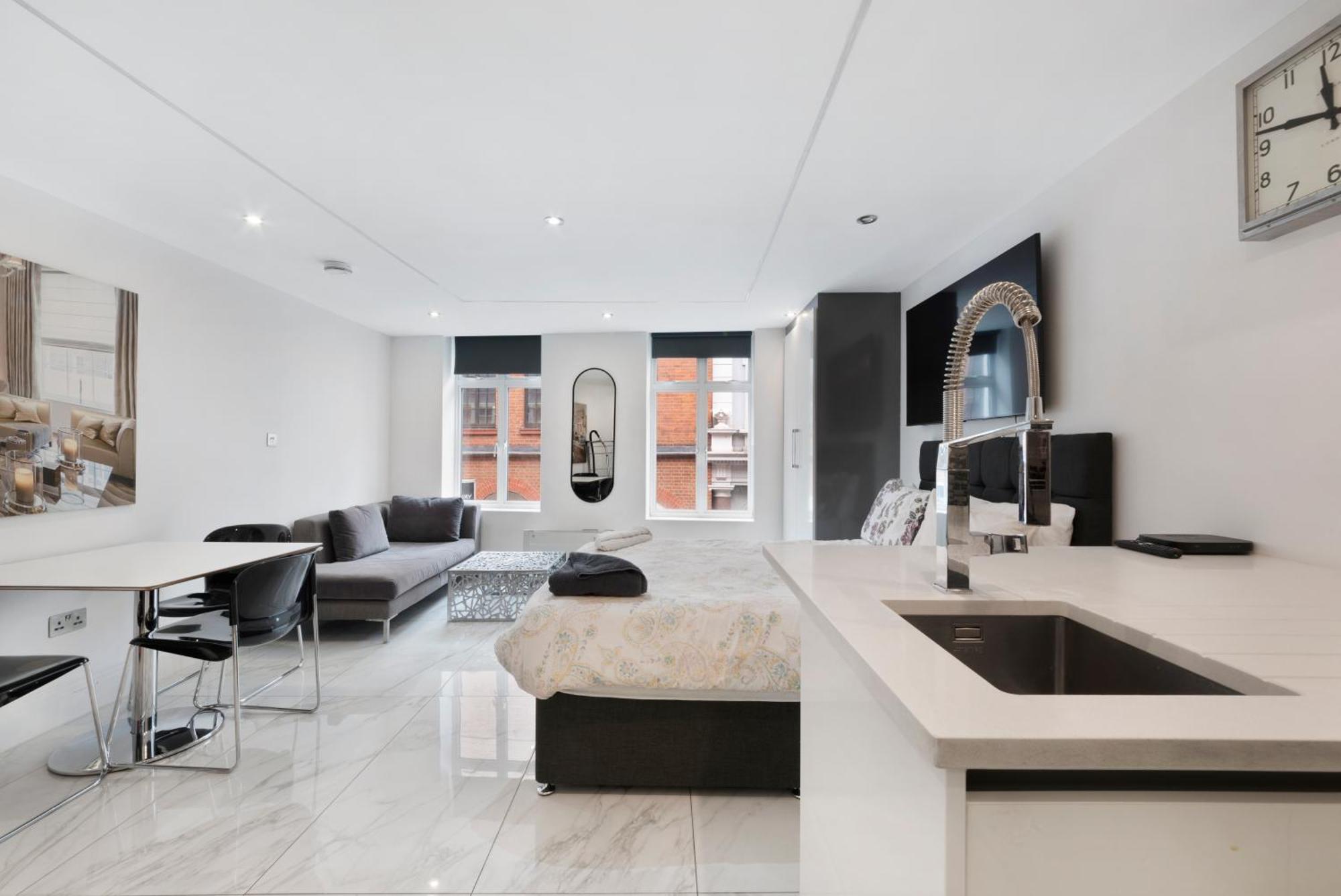 Stylish New Covent Garden Soho Studio Apart Apartamento *