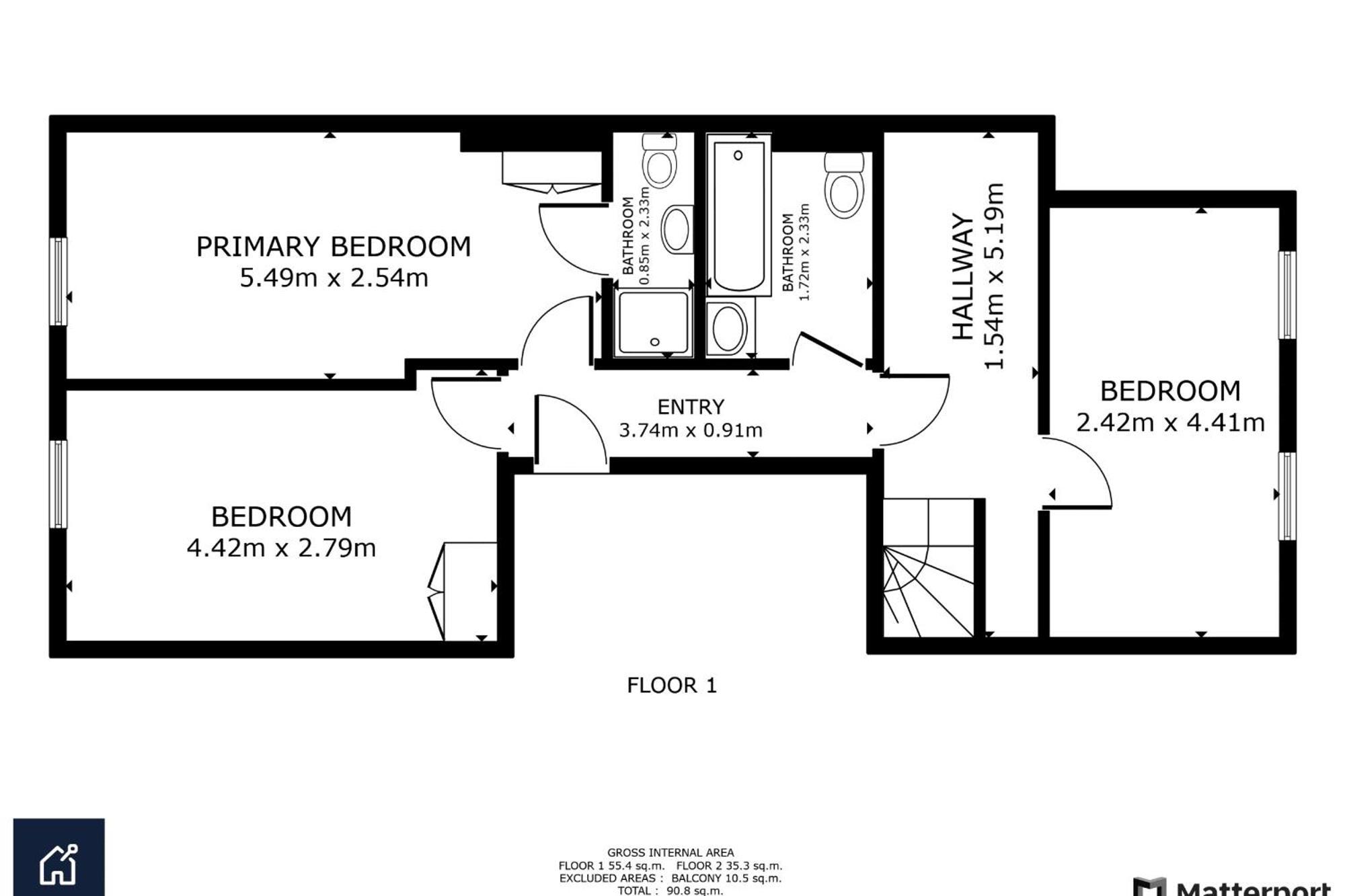Apartment St John's Hill Duplex