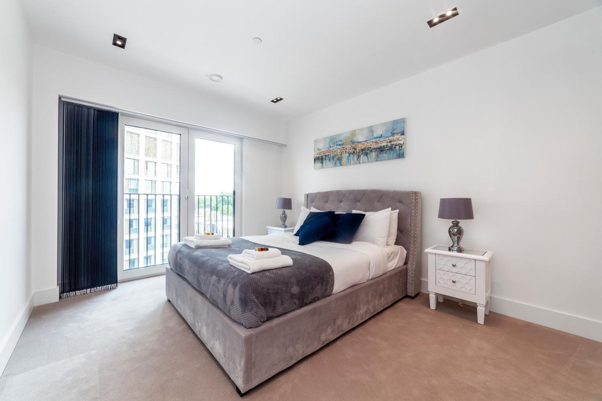 Stylish 2bdr Flat, Comm Garden I Smarthost *