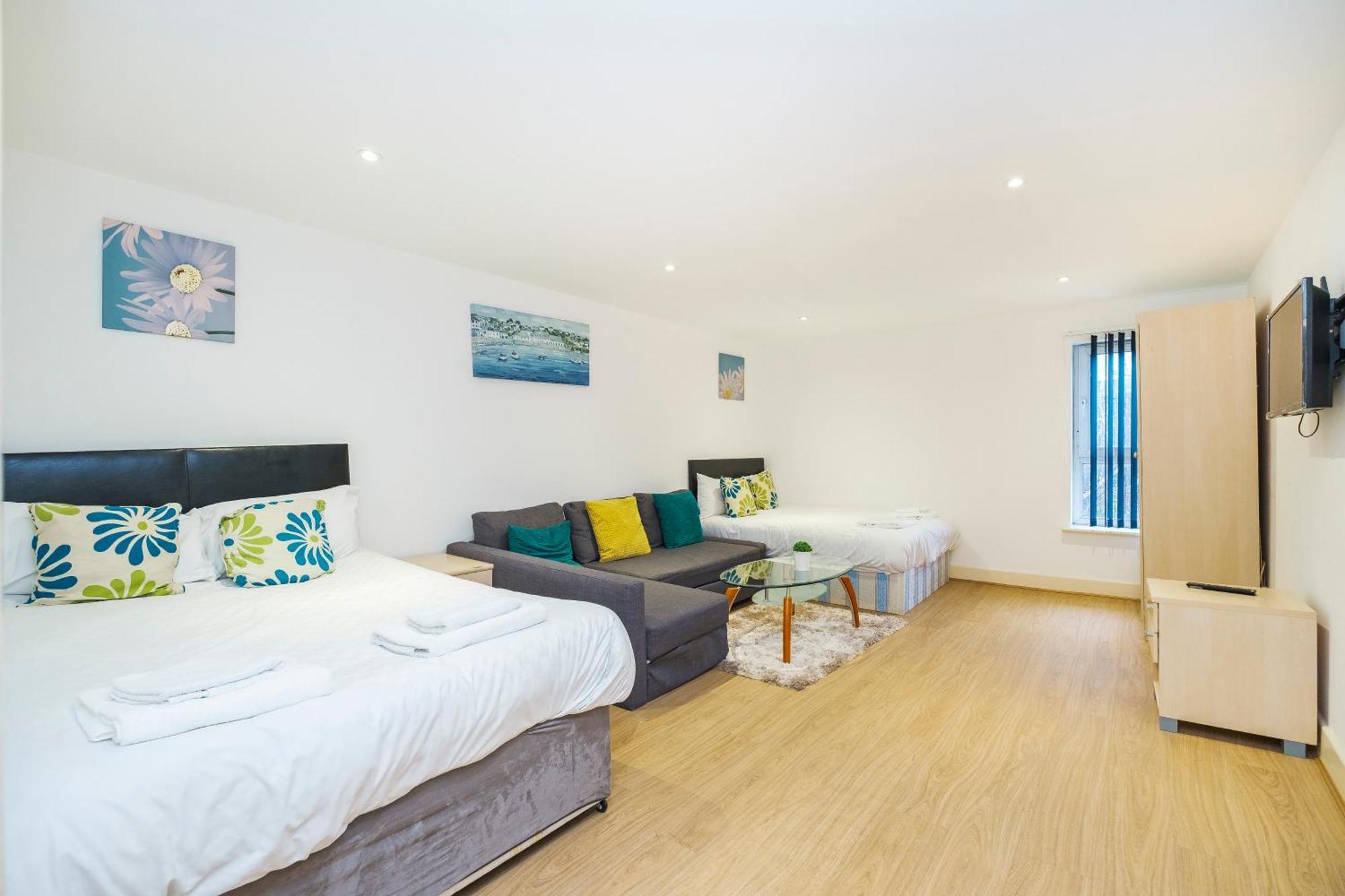 Appartement Heads On Bed - Docklands Canary Wharf Excel