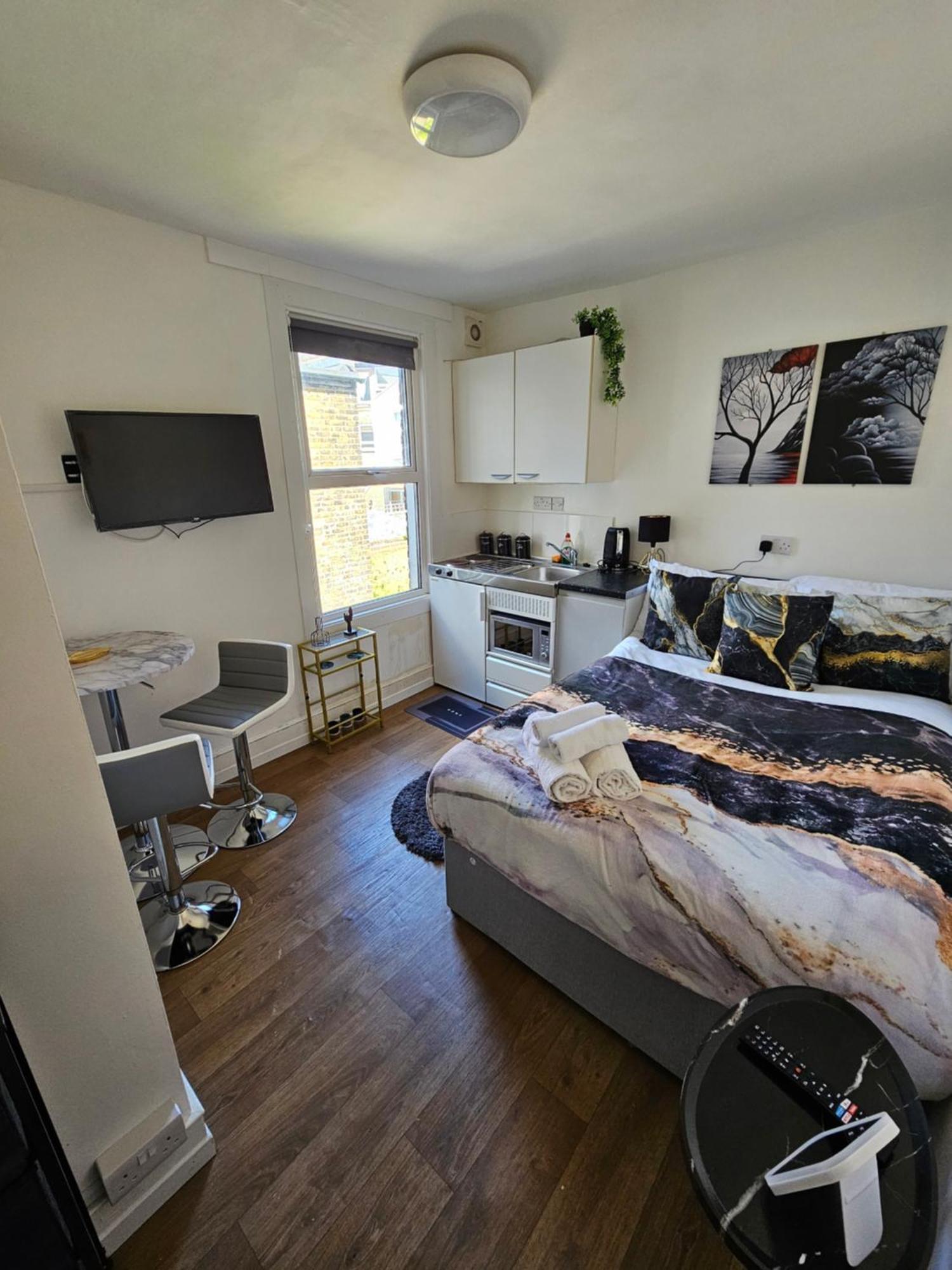 Appartement Tiny Studio, 30 Min To St. Pancras, North Londen