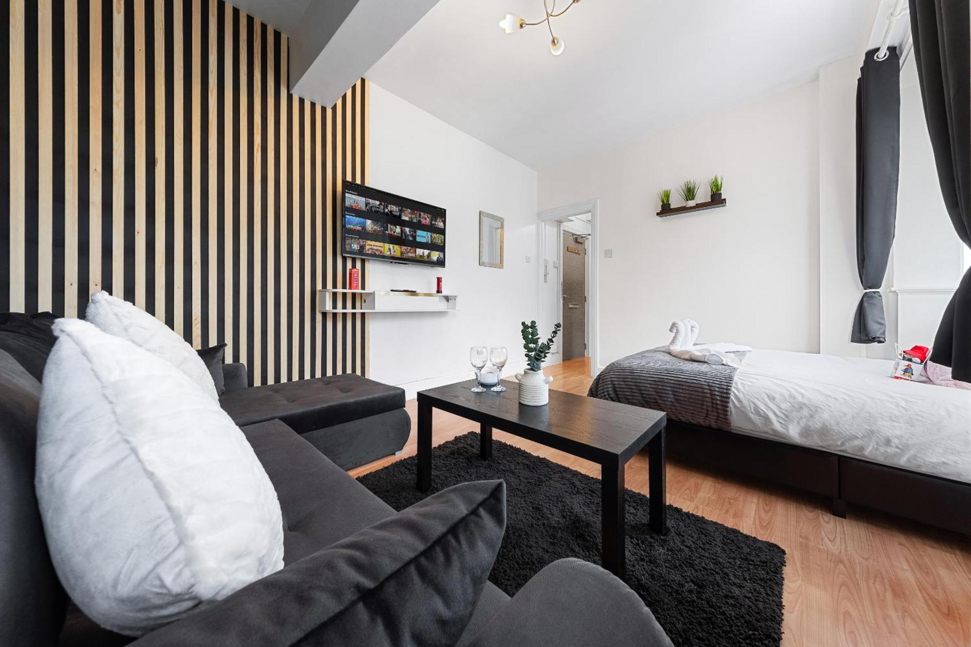 Paddington Station Paradise For Up To 4 Guests! Dream 2 Mins Walk From Station With Extra Double Sofa Bed! Appartement *