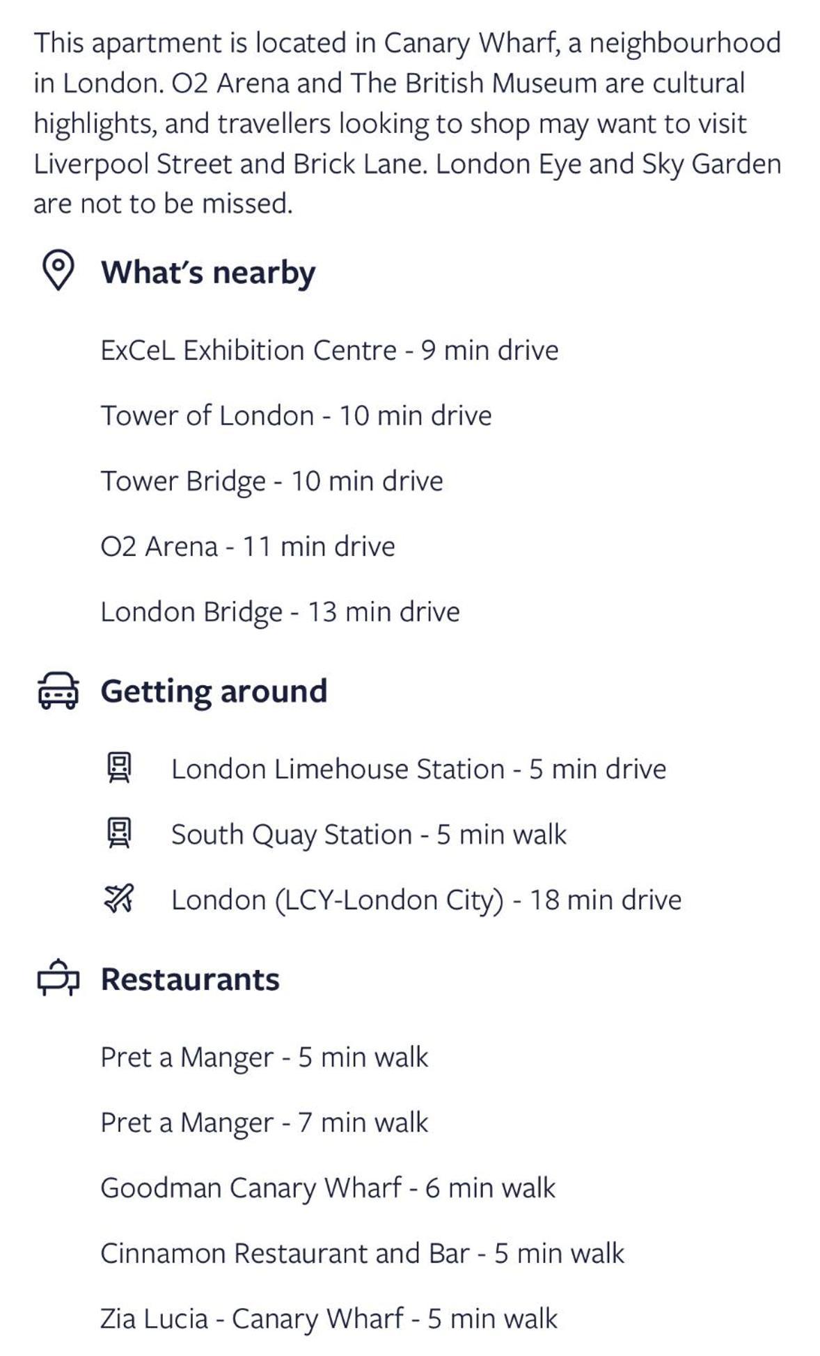 Appartement Modern 2bed 2bath Canary Wharf - Upto 5 Person Londen