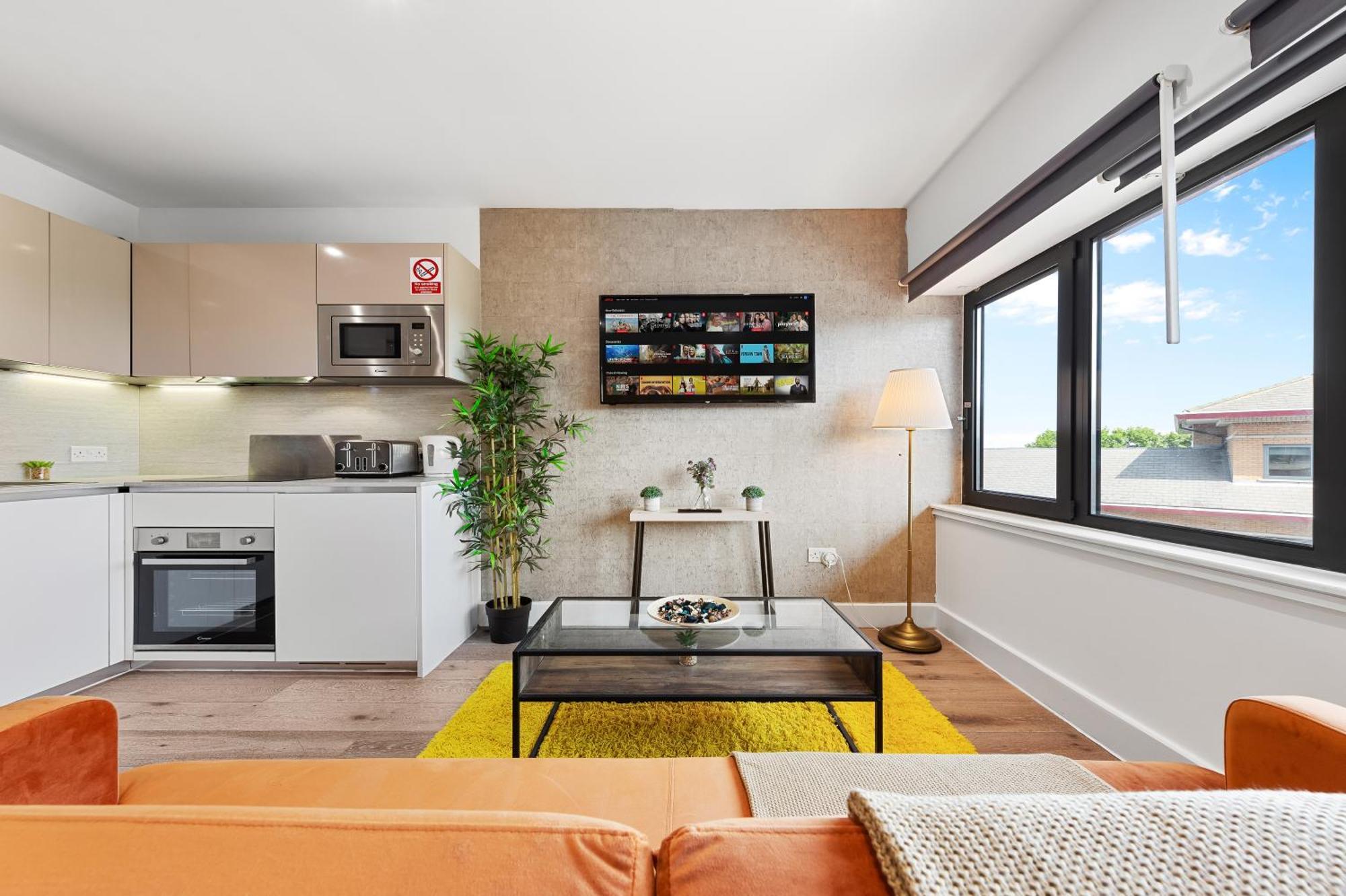 Apartment Stylish One Bedroom Flat - Sleeps 5 - Near Heathrow - Ub3 *