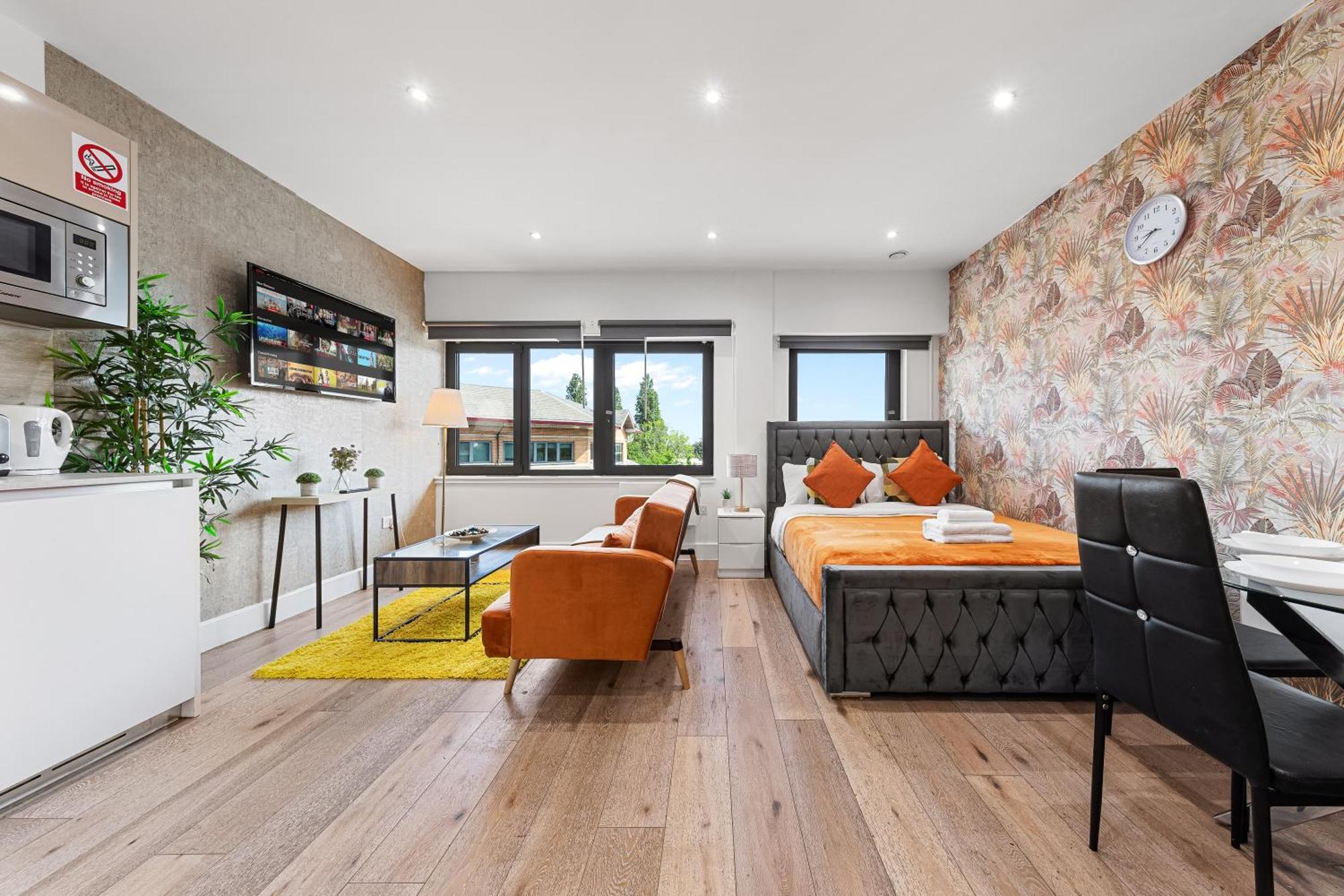 Stylish One Bedroom Flat - Sleeps 5 - Near Heathrow - Ub3 Apartment