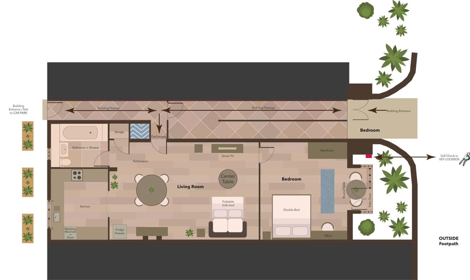 Modern Ground Floor In Canary Wharf, Free Parking * Londen
