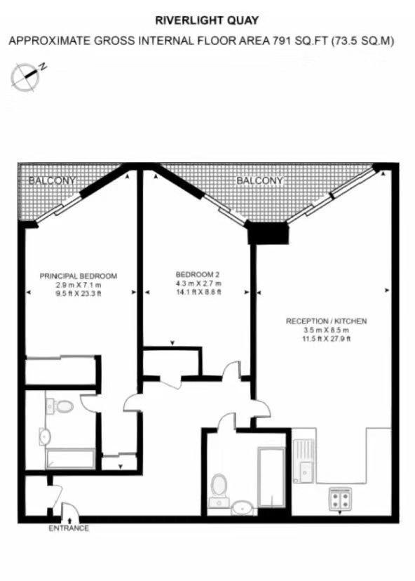 Stylish Two-bedroom Flat Near Us Embassy Appartement *