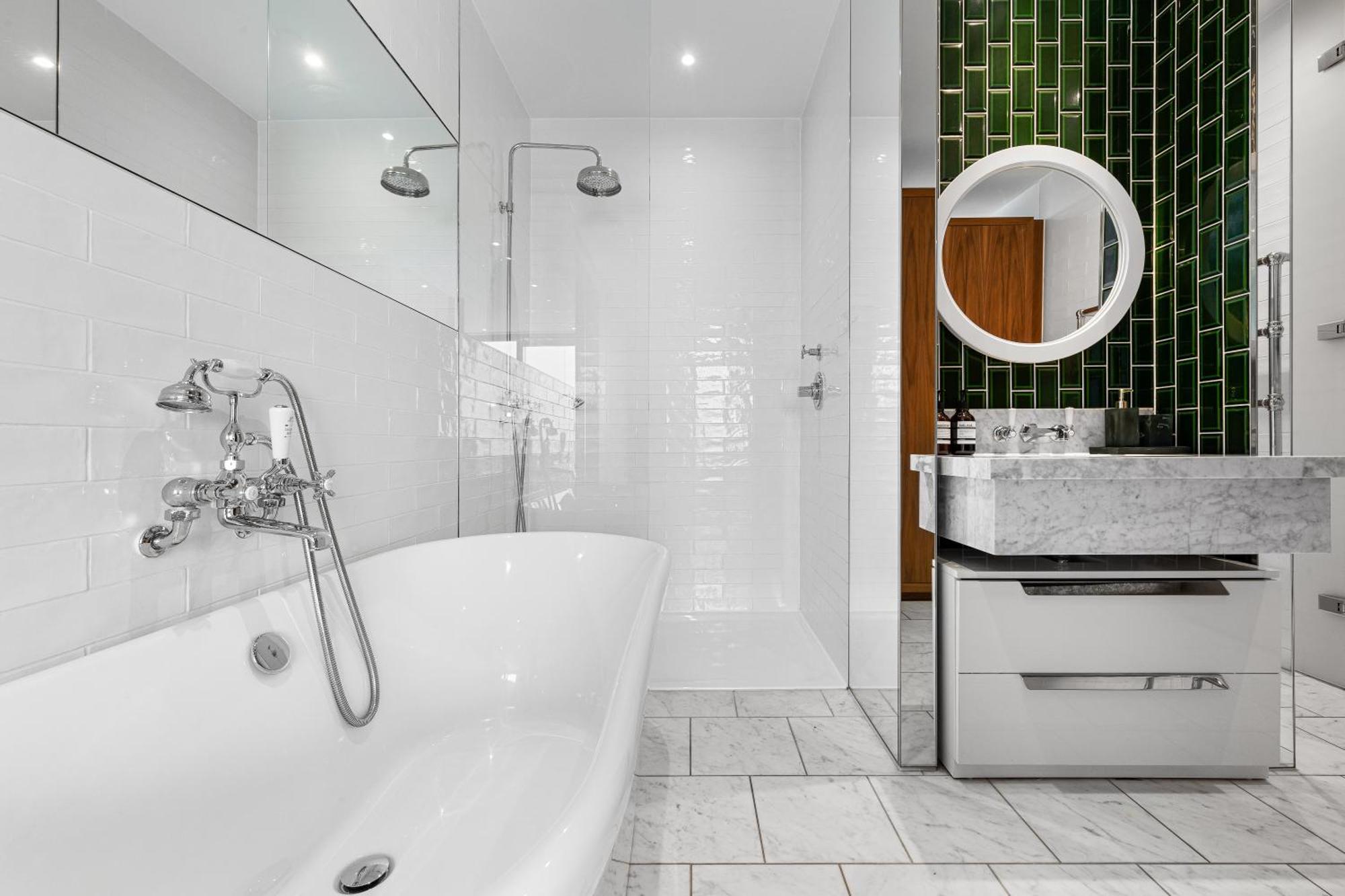Appartement Spectacular Riverview Two Bedroom Luxury Designer Apartment-ac-parking-wifi-2 Bathrooms Londen