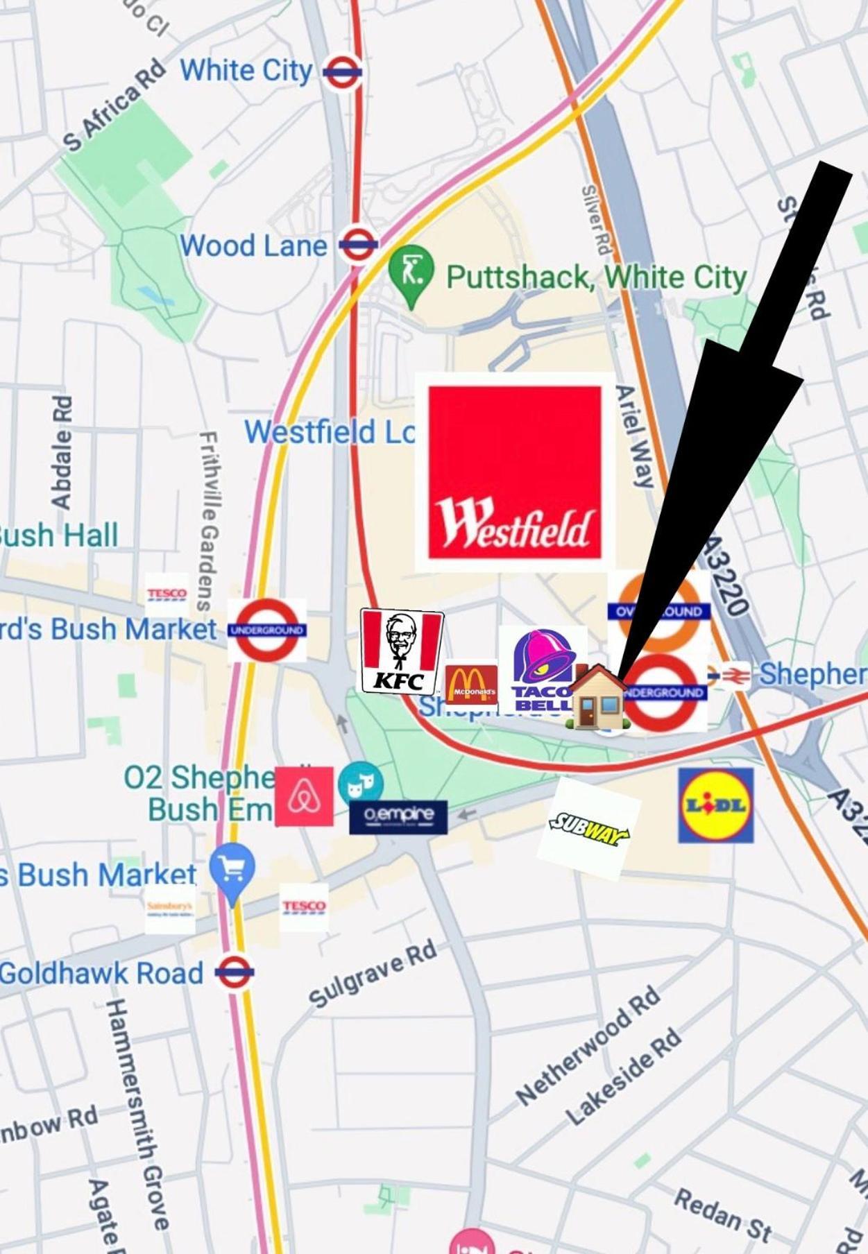 Complete Flat Netflix And Fast Wifi Appartement Londen