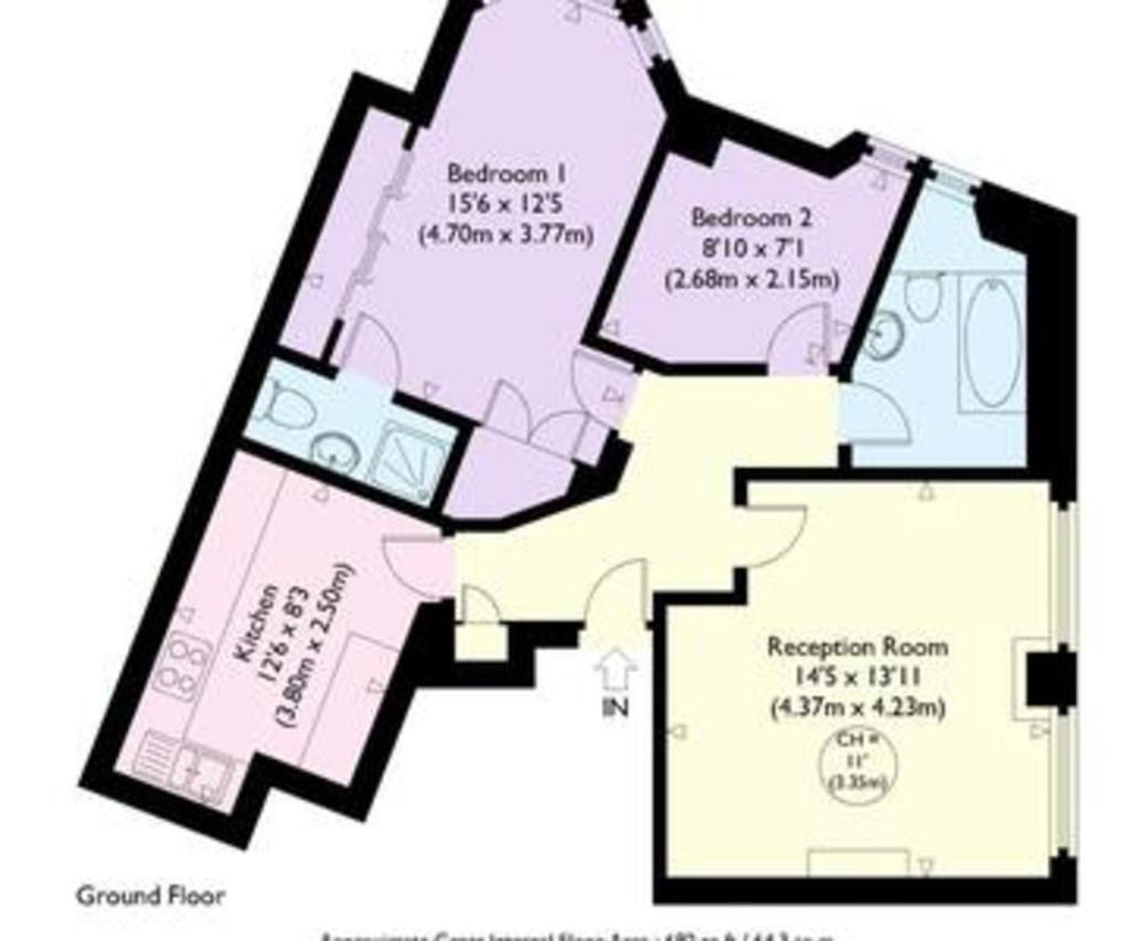 Beautiful Refurbished 2bed2bath Next To Hyde Park
