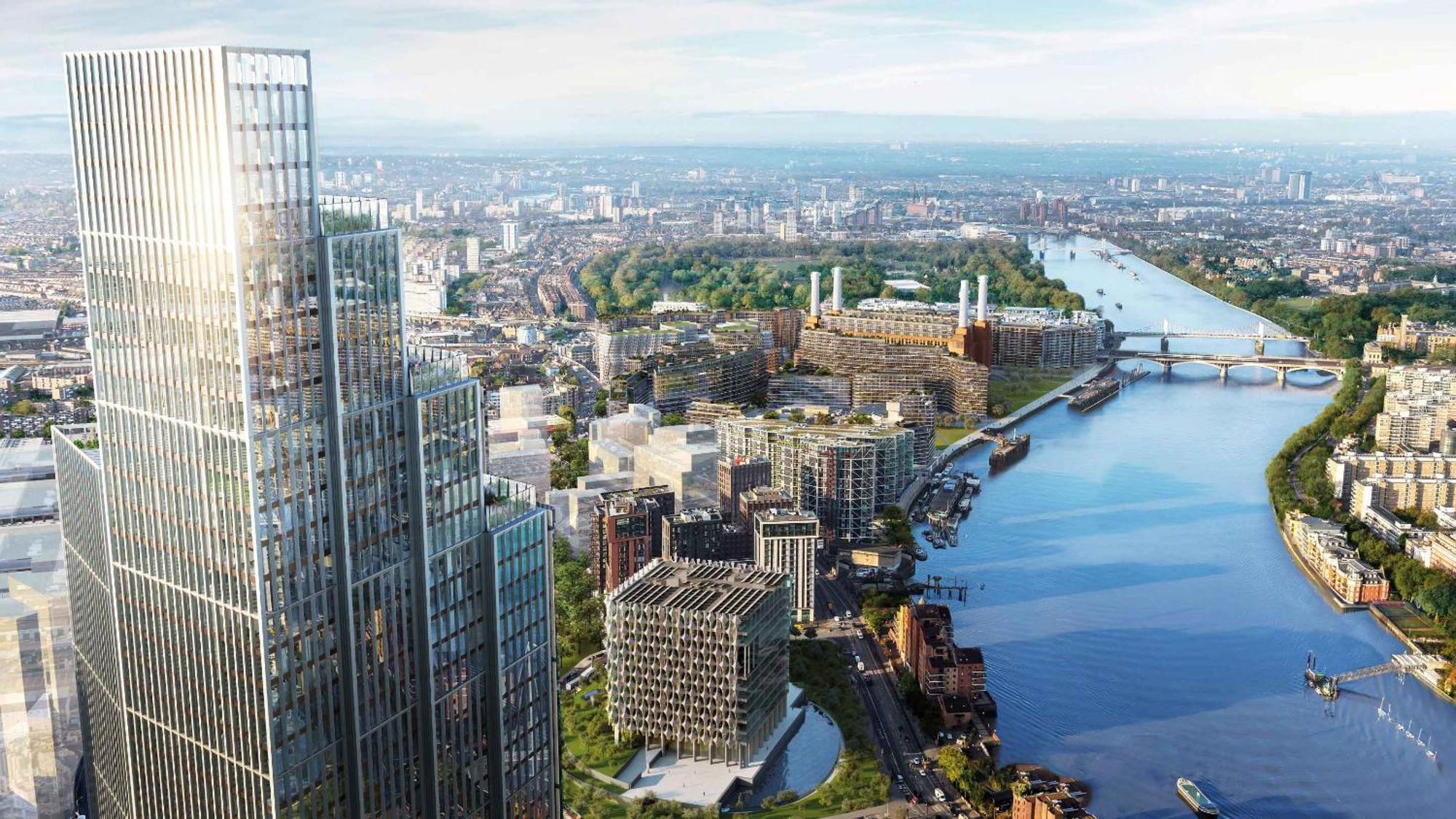 Battersea Power Station - Winter Garden Balcony & 1gb Wifi - Luxurylondonstays Apartment