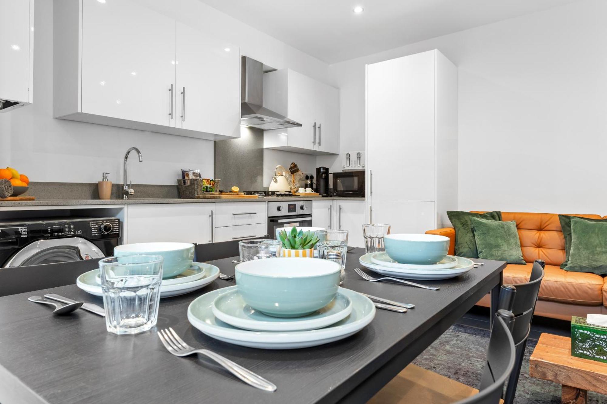 Modern Basement Stoke Newington London, Close To Transport Appartement Londen