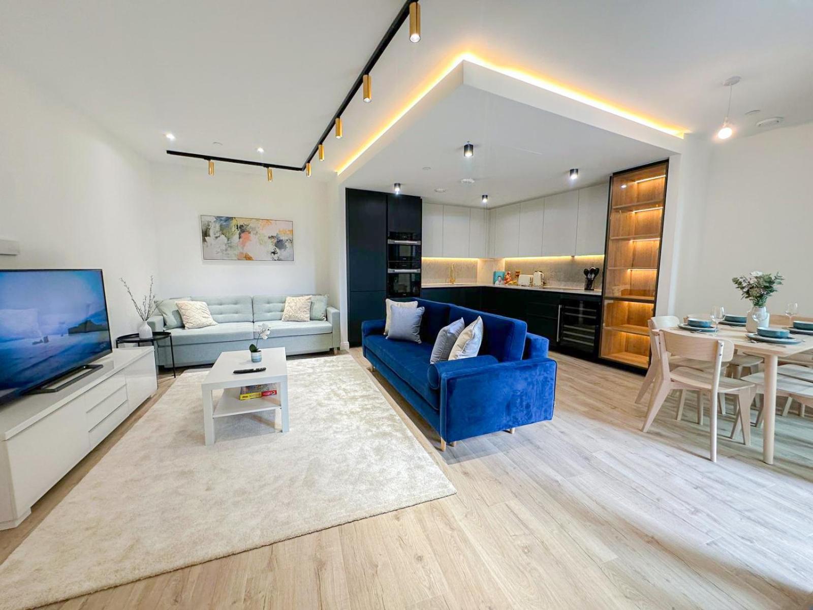 Appartement Lavish 2 Bedroom Flat With Private Balcony In Clerkenwell, Barbican *