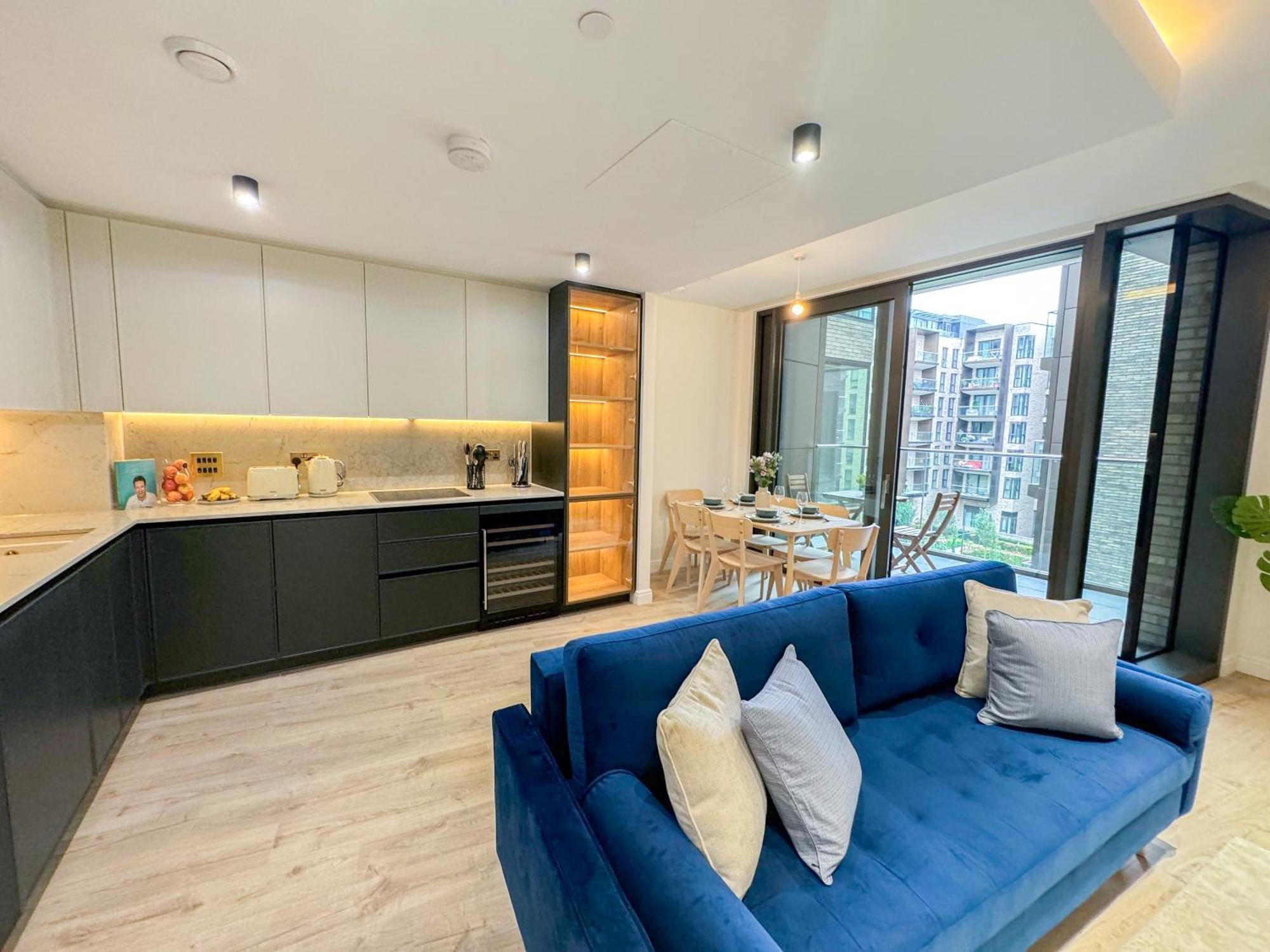 Appartement Lavish 2 Bedroom Flat With Private Balcony In Clerkenwell, Barbican Londen