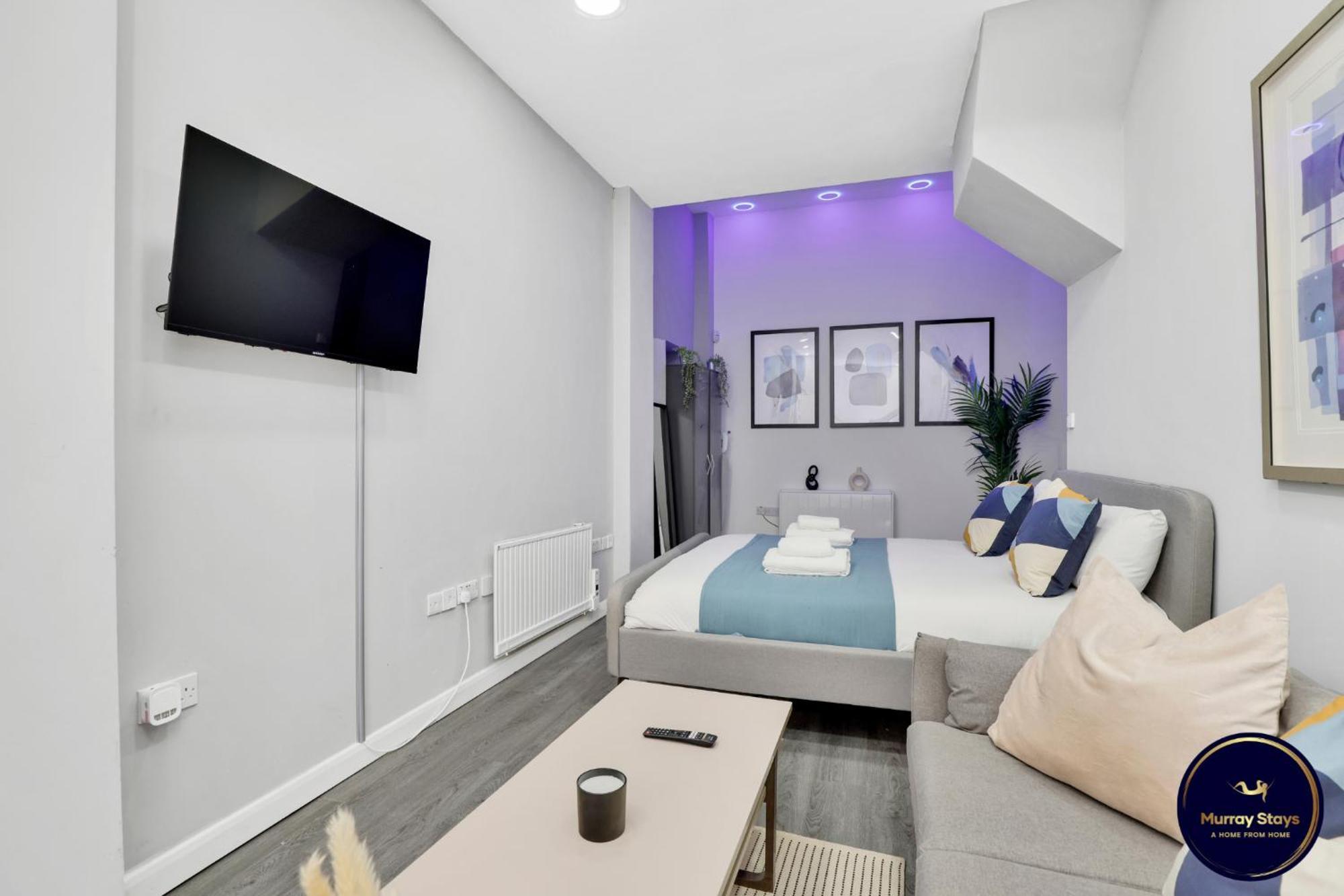Apartment One Bedroom Short Term & Flexible Renting Shoreditch With Free Wi-fi *