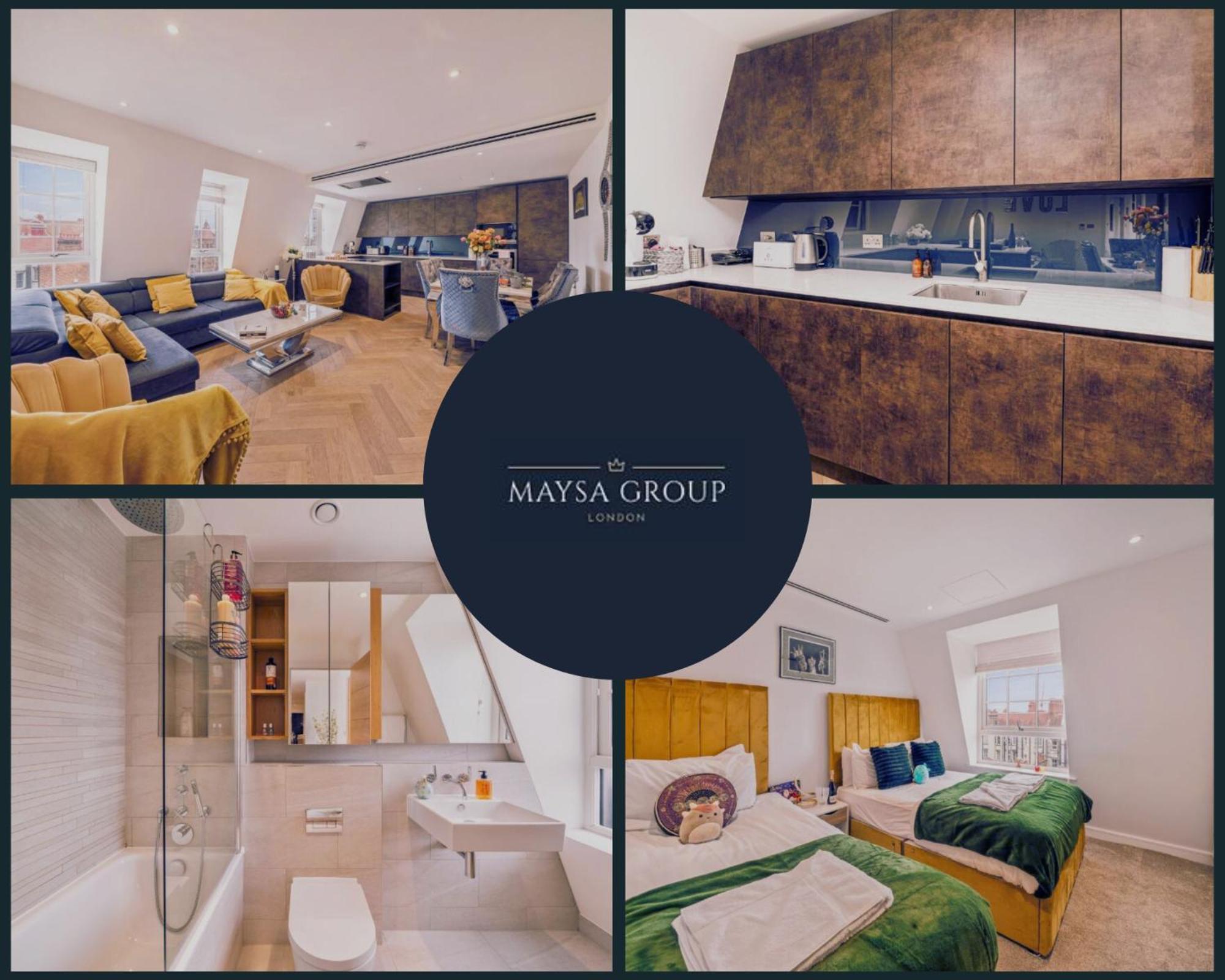 Spectacular 2-bedroom Penthouse In Marble Arch 75 Londen