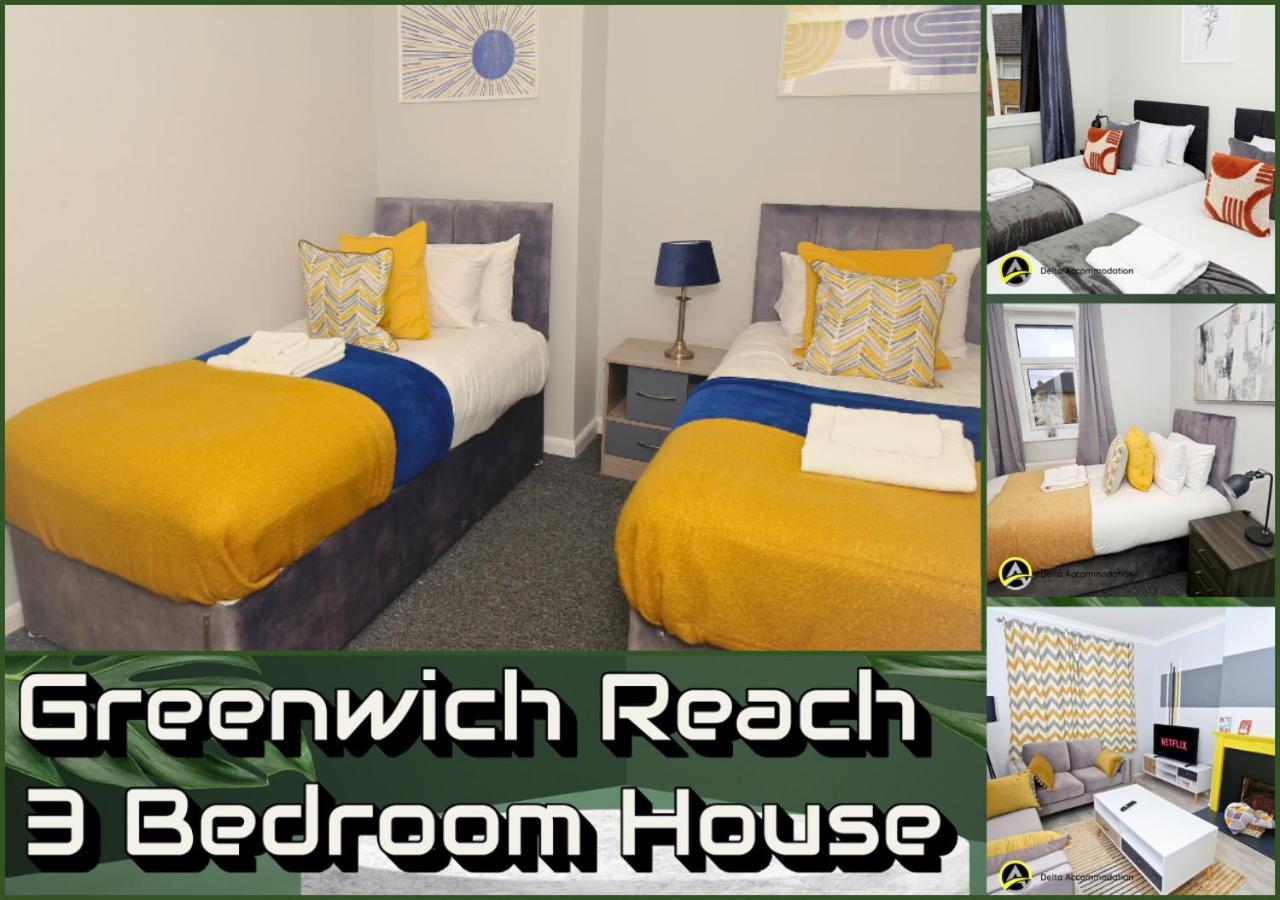 Family-friendly 3-bed House With Parking Near O2 Apartamento